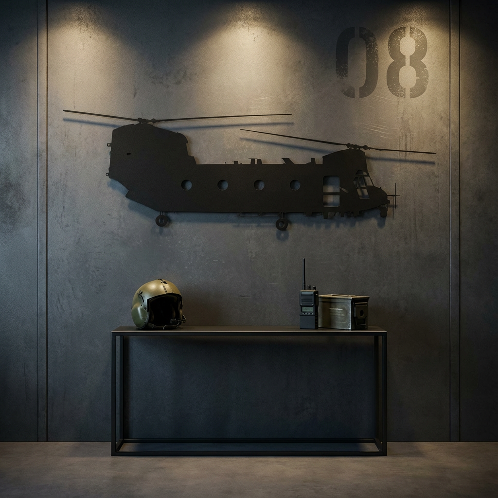CH-47 Chinook – Helicopter Metal Wall Art