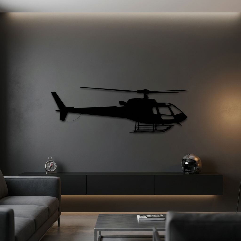 Airbus H125 – Helicopter Metal Wall Art