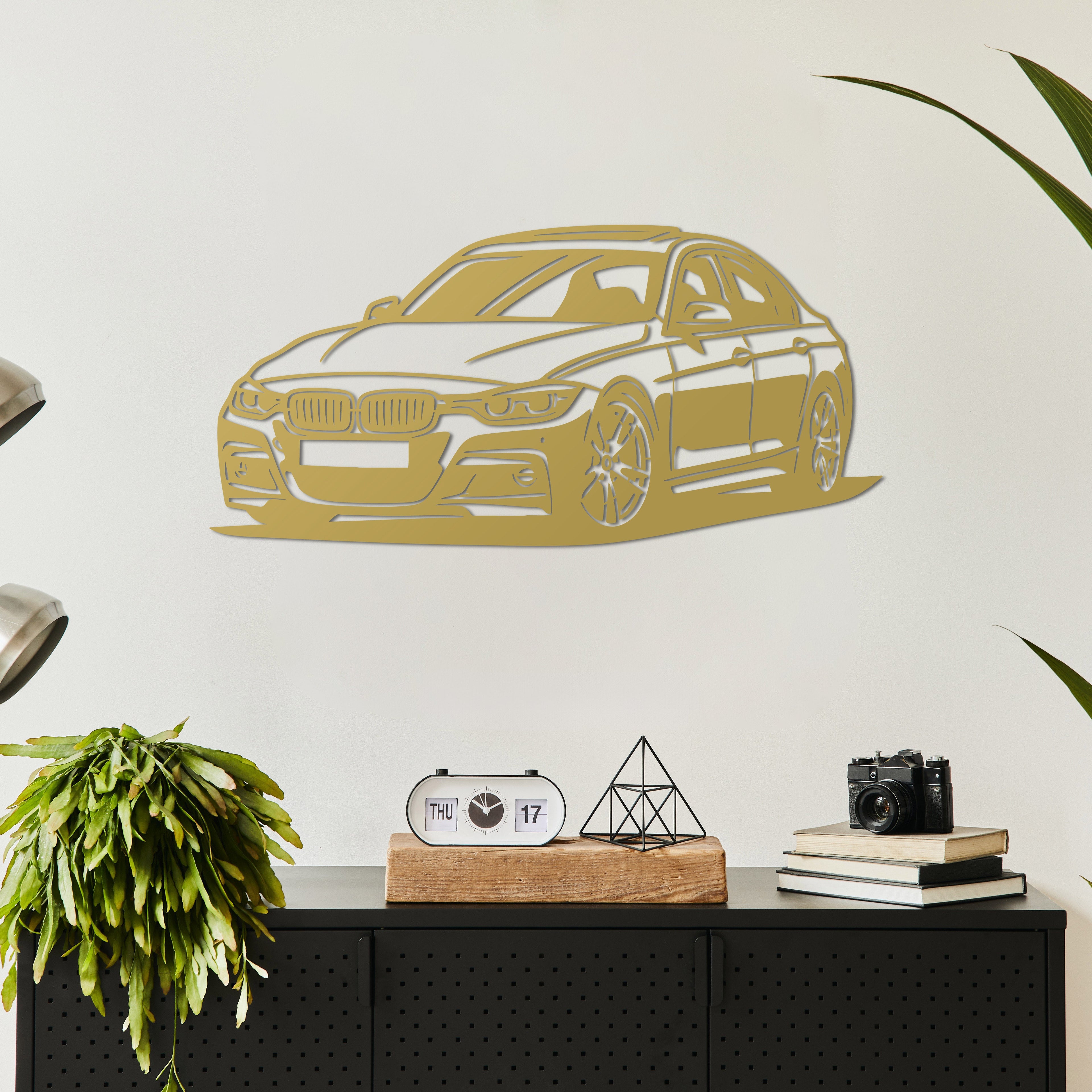 BMW M3 Metal Wall Art | Performance Car Decorative Wall Sculpture