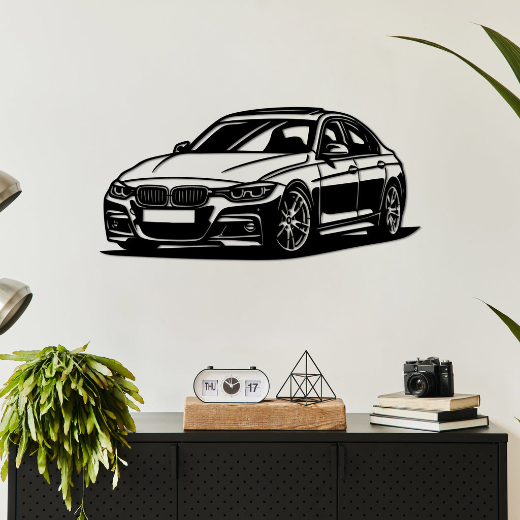 BMW M3 Metal Wall Art | Performance Car Decorative Wall Sculpture