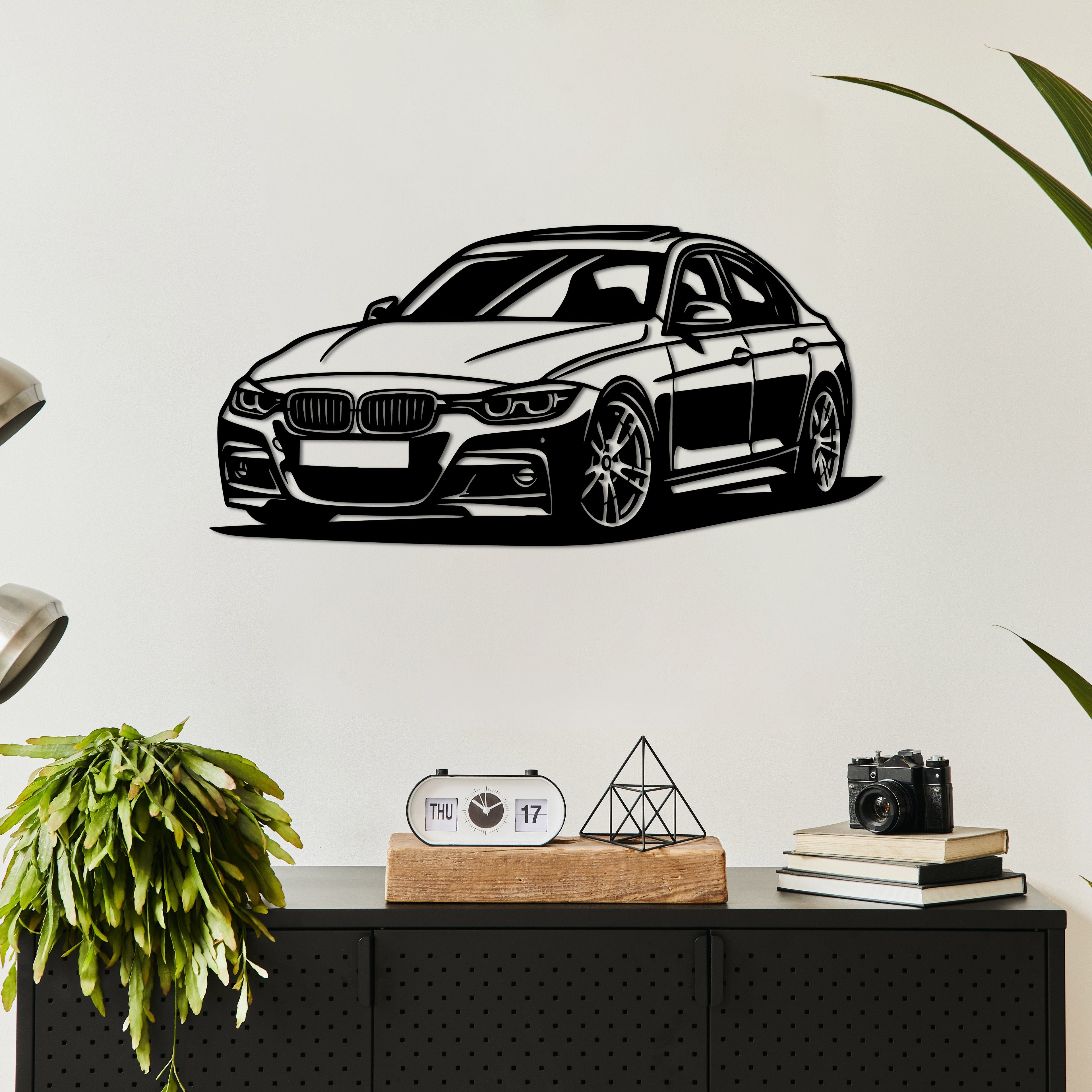 BMW M3 Metal Wall Art | Performance Car Decorative Wall Sculpture