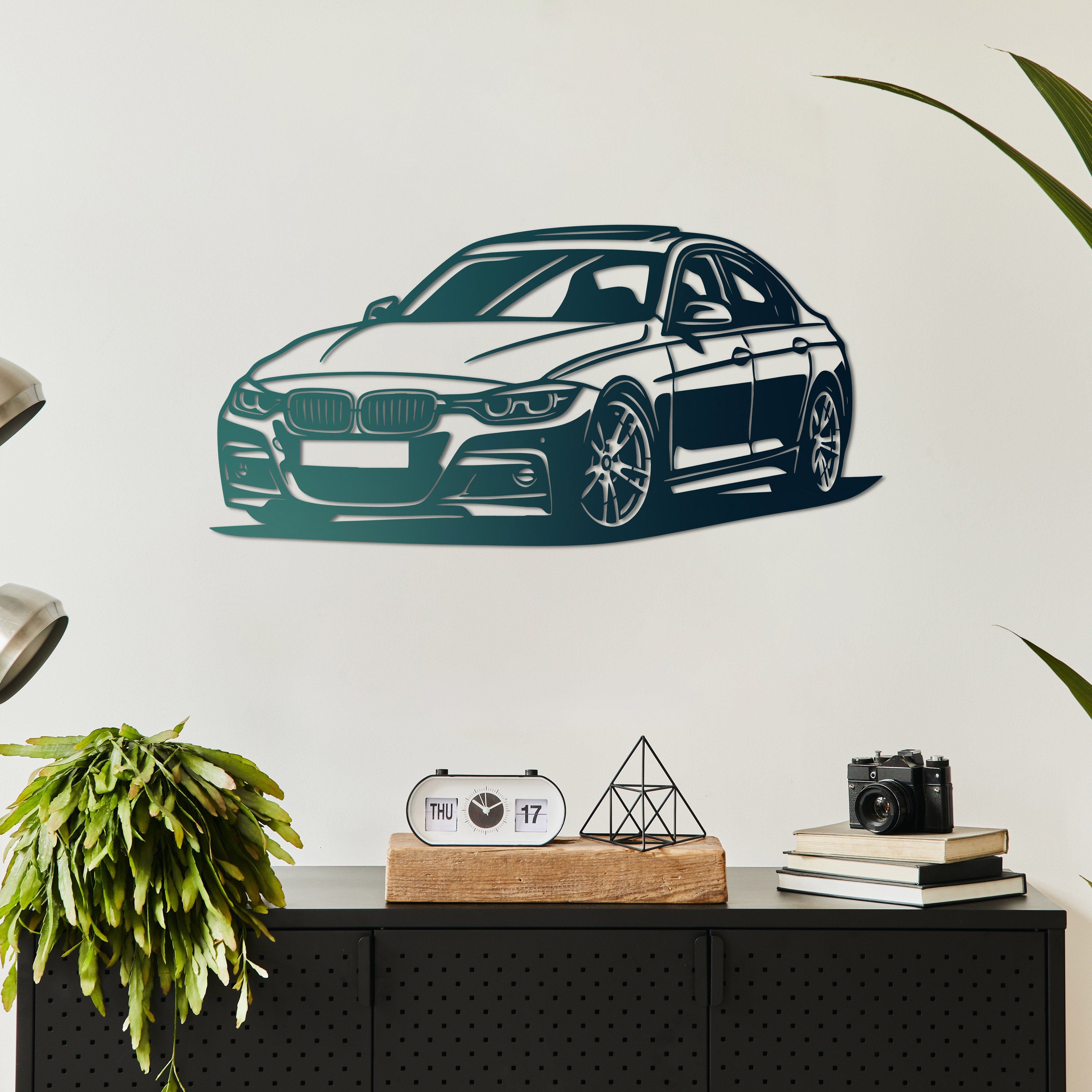 BMW M3 Metal Wall Art | Performance Car Decorative Wall Sculpture