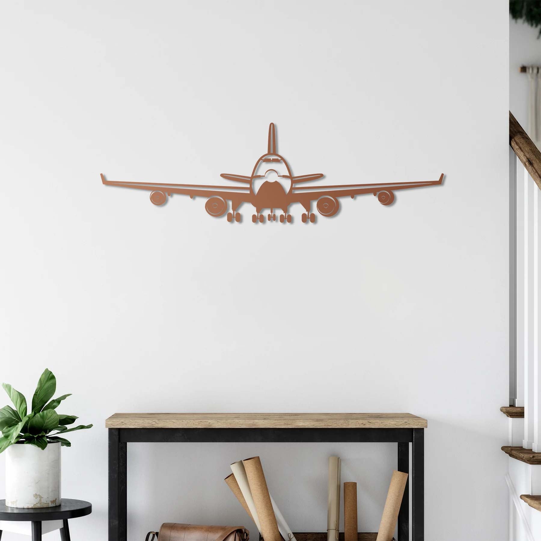 Unique Boeing airplane metal decor perfect for man caves