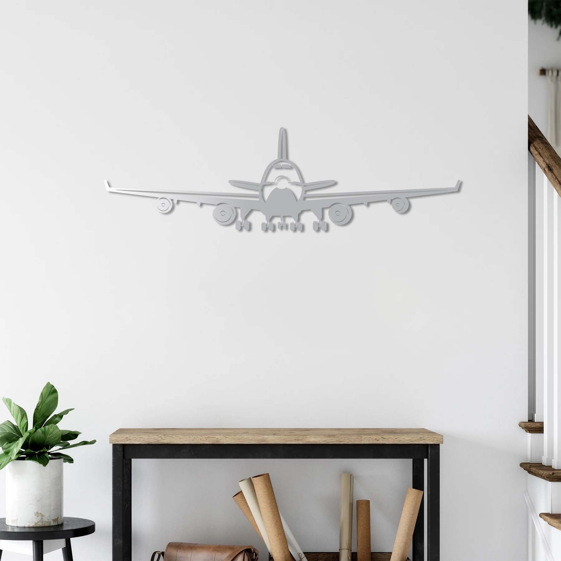 Aviation decorative metal wall sculpture ideal for living rooms