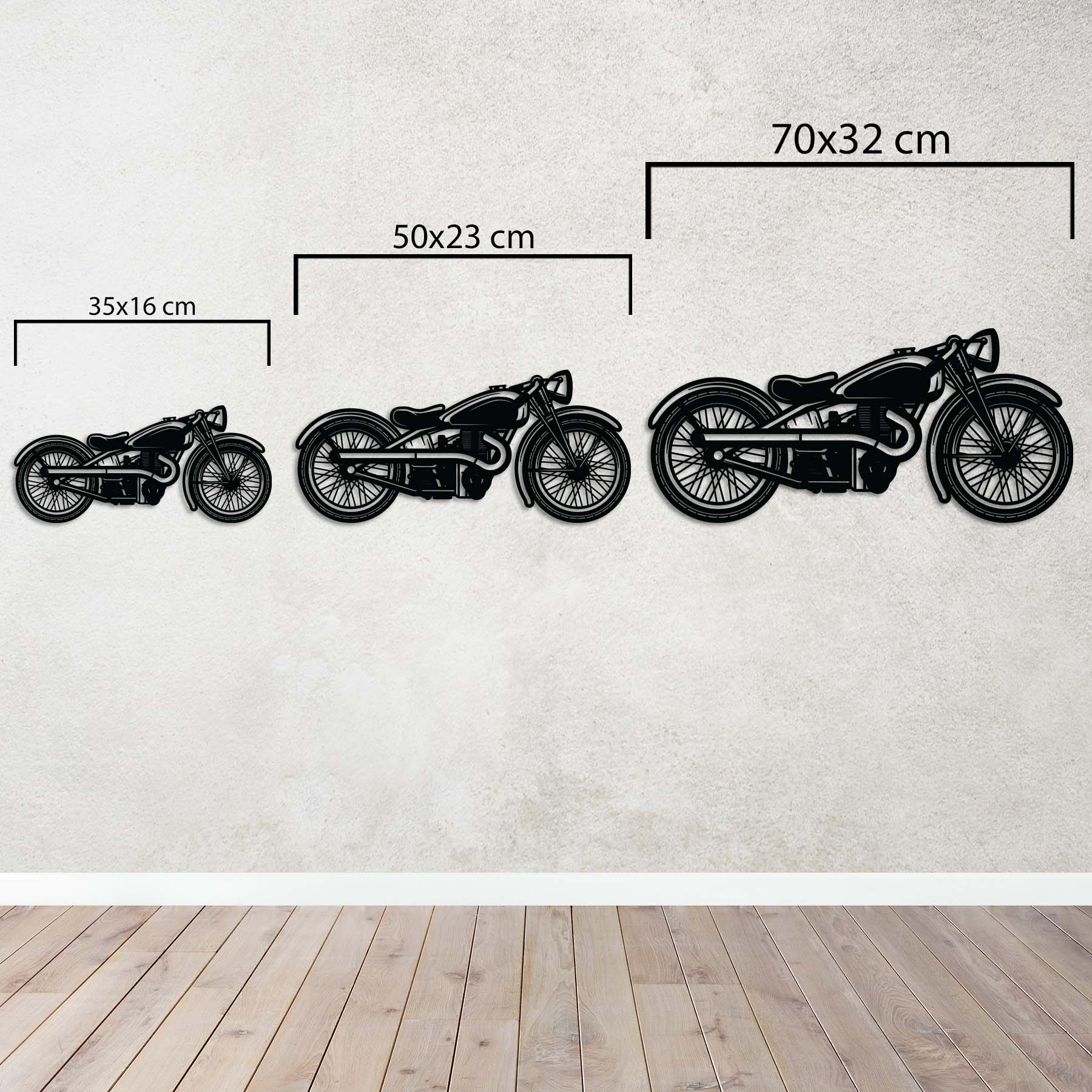 Retro Legend Motorcycle Metal Wall Art | Vintage Bike Wall Sculpture