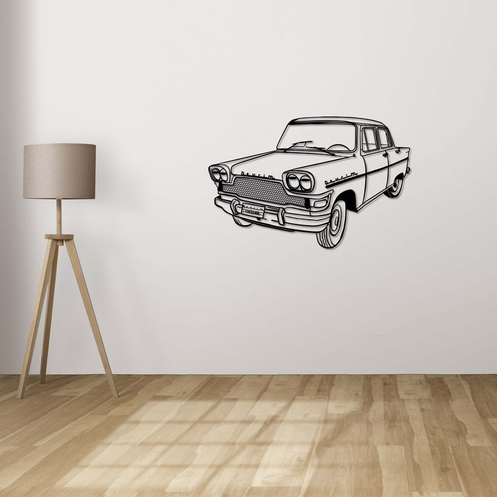 Devrim Car Metal Wall Art | Classic Turkish Automobile Sculpture Decor