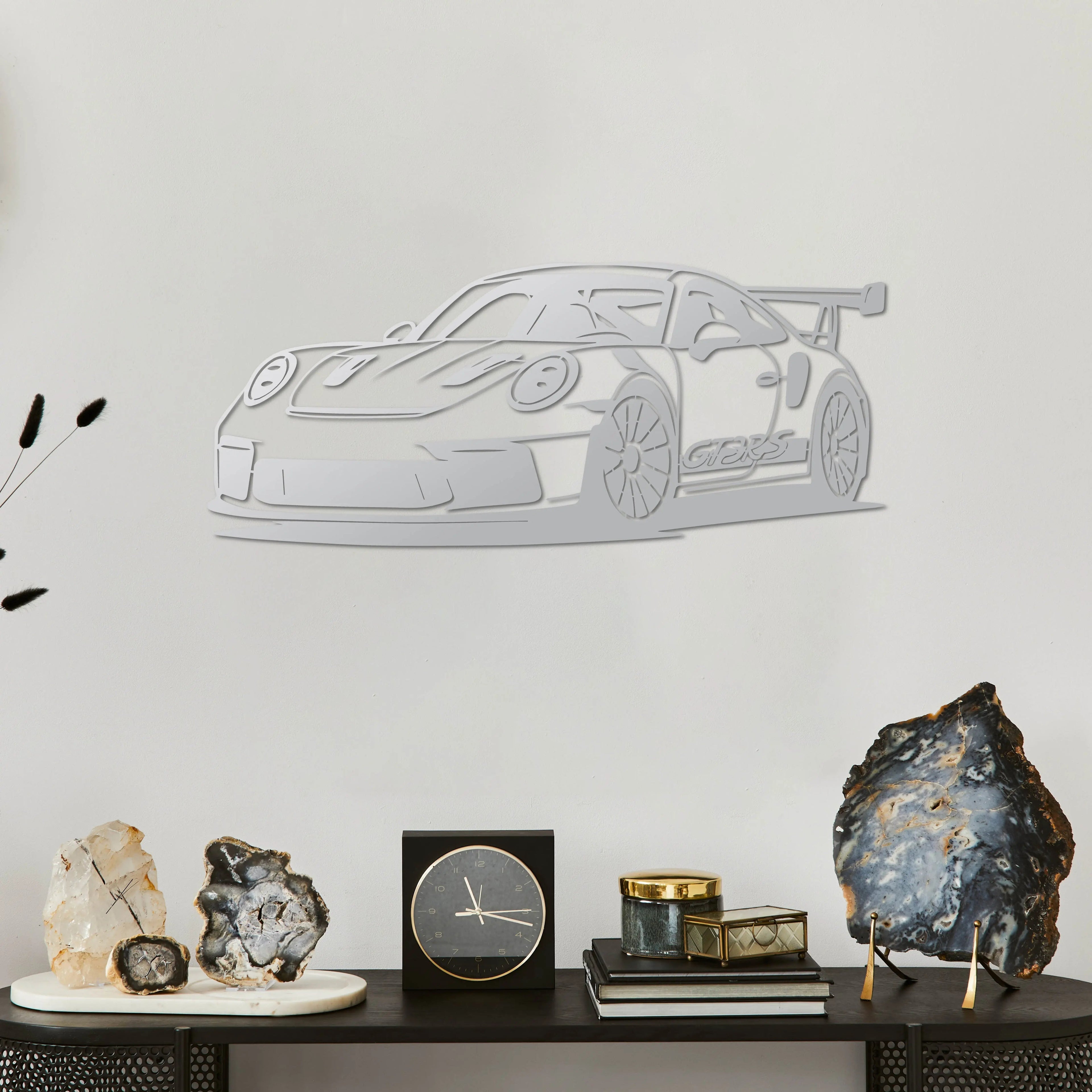 Porsche 911 GT3 RS – Araba Metal Duvar Dekoru Laser Artique