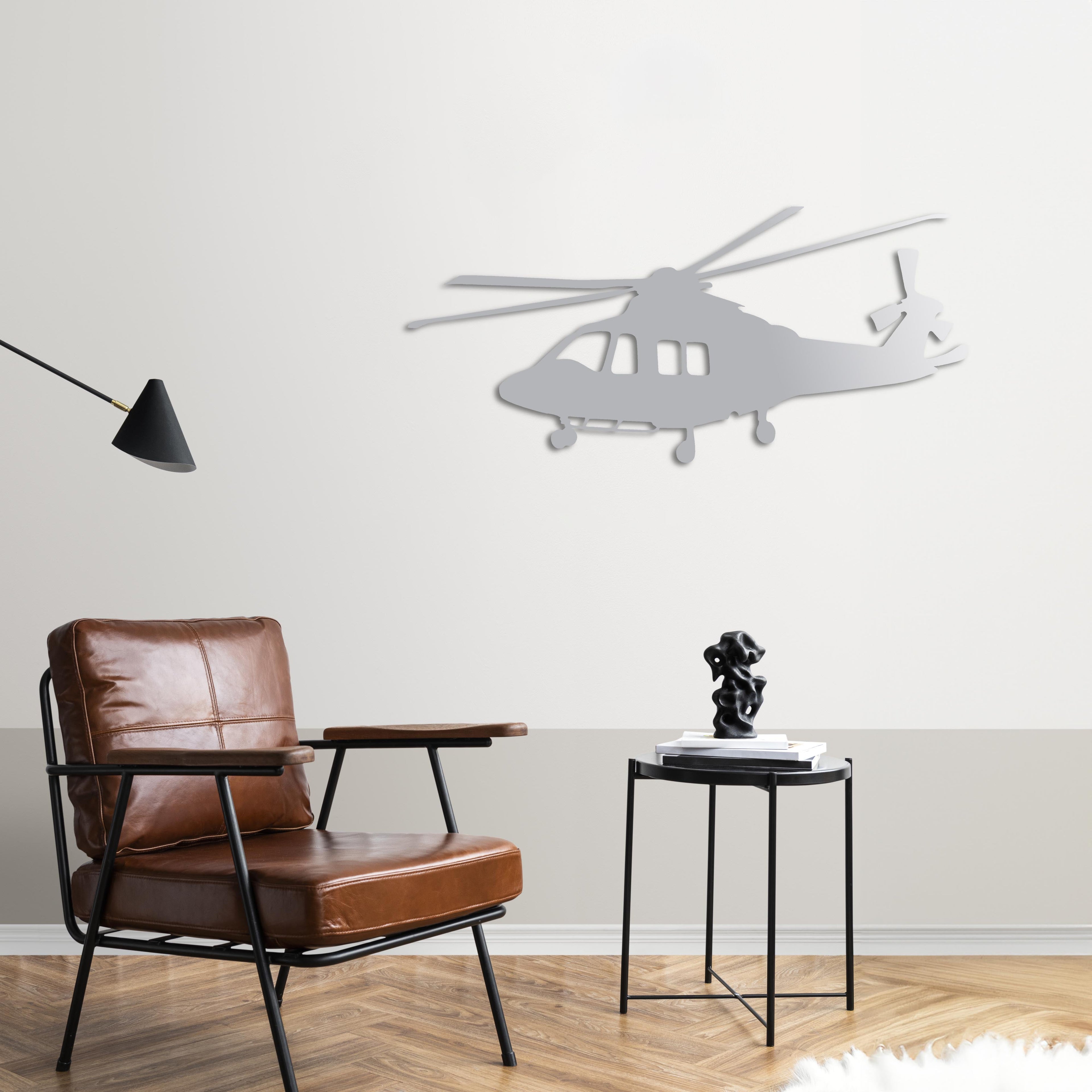 AW139 – Helicopter Metal Wall Art