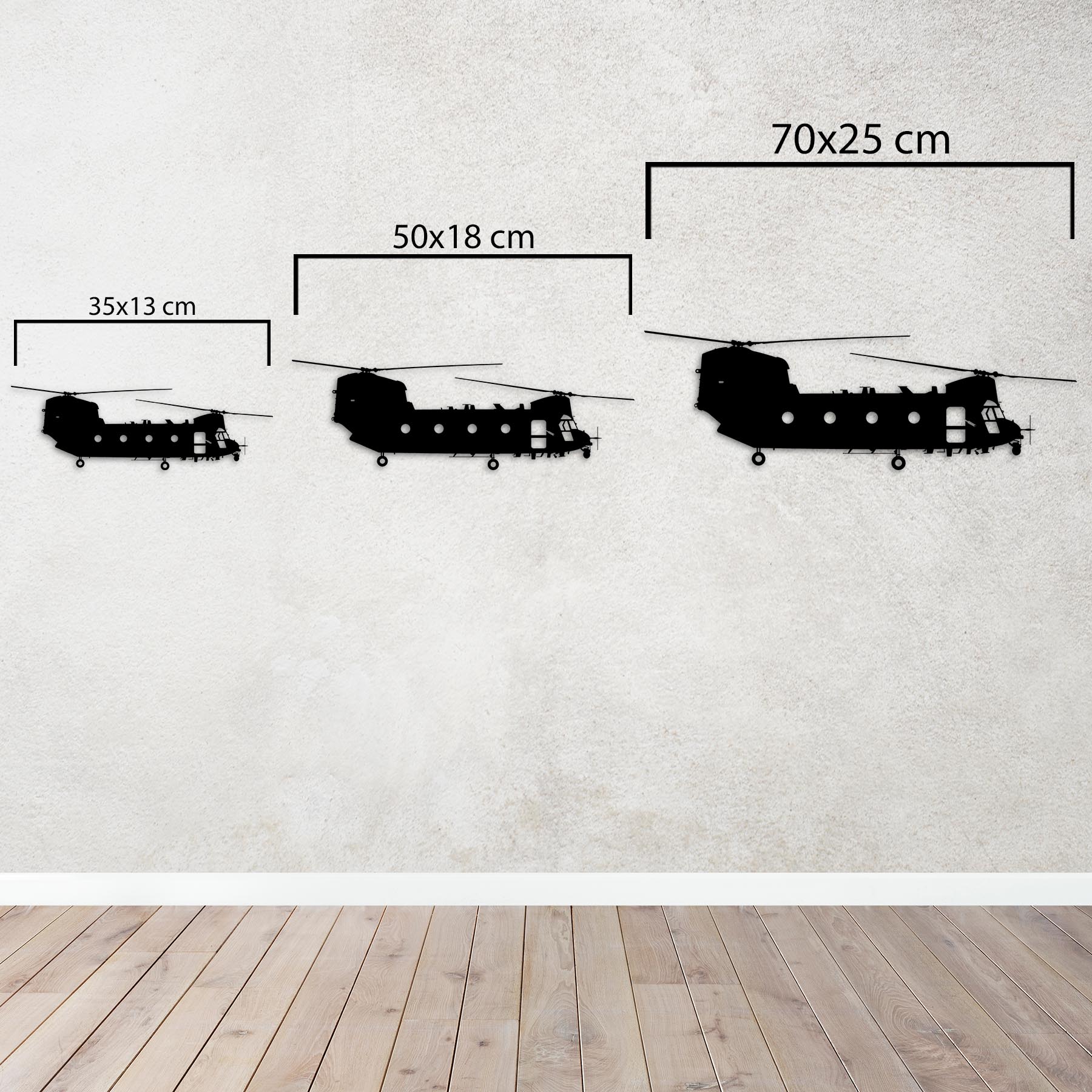 CH-47 Chinook – Helicopter Metal Wall Art