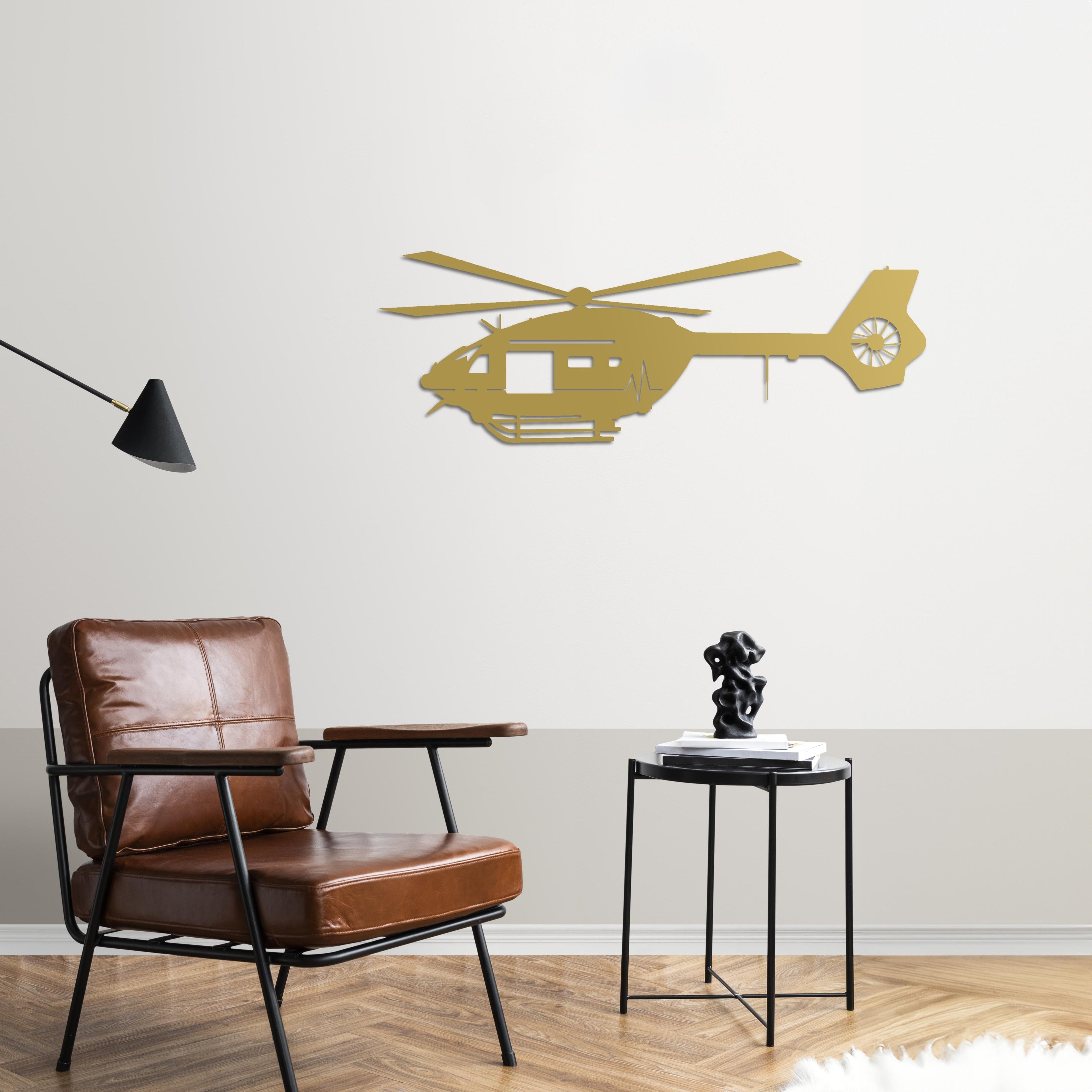 Airbus H135 – Air Ambulance Helicopter Metal Wall Art