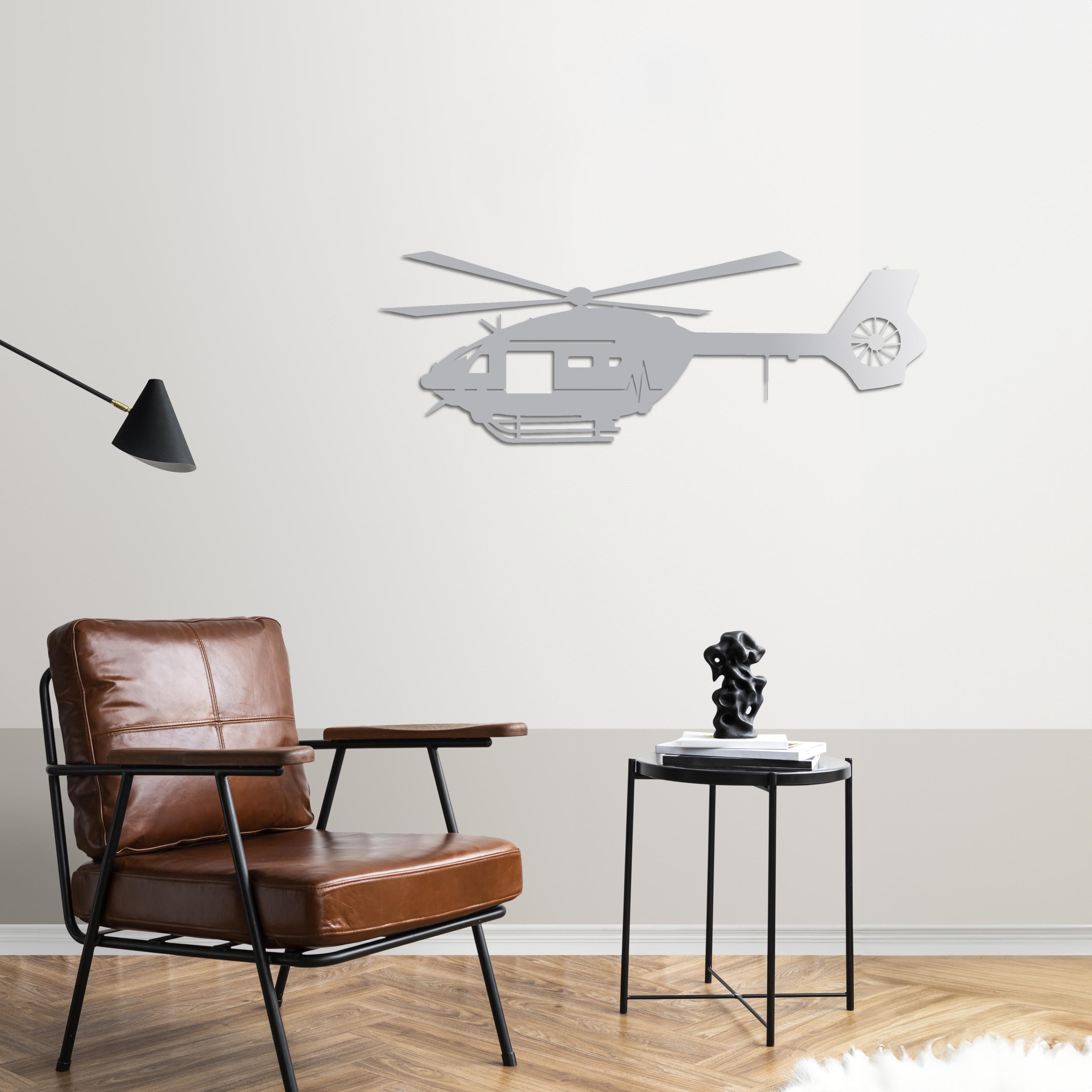 Airbus H135 – Air Ambulance Helicopter Metal Wall Art
