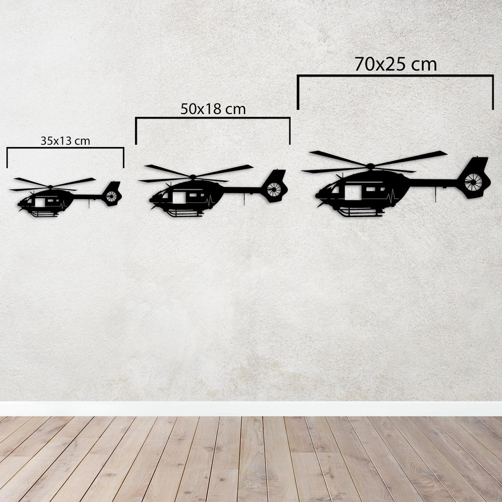 Airbus H135 – Air Ambulance Helicopter Metal Wall Art