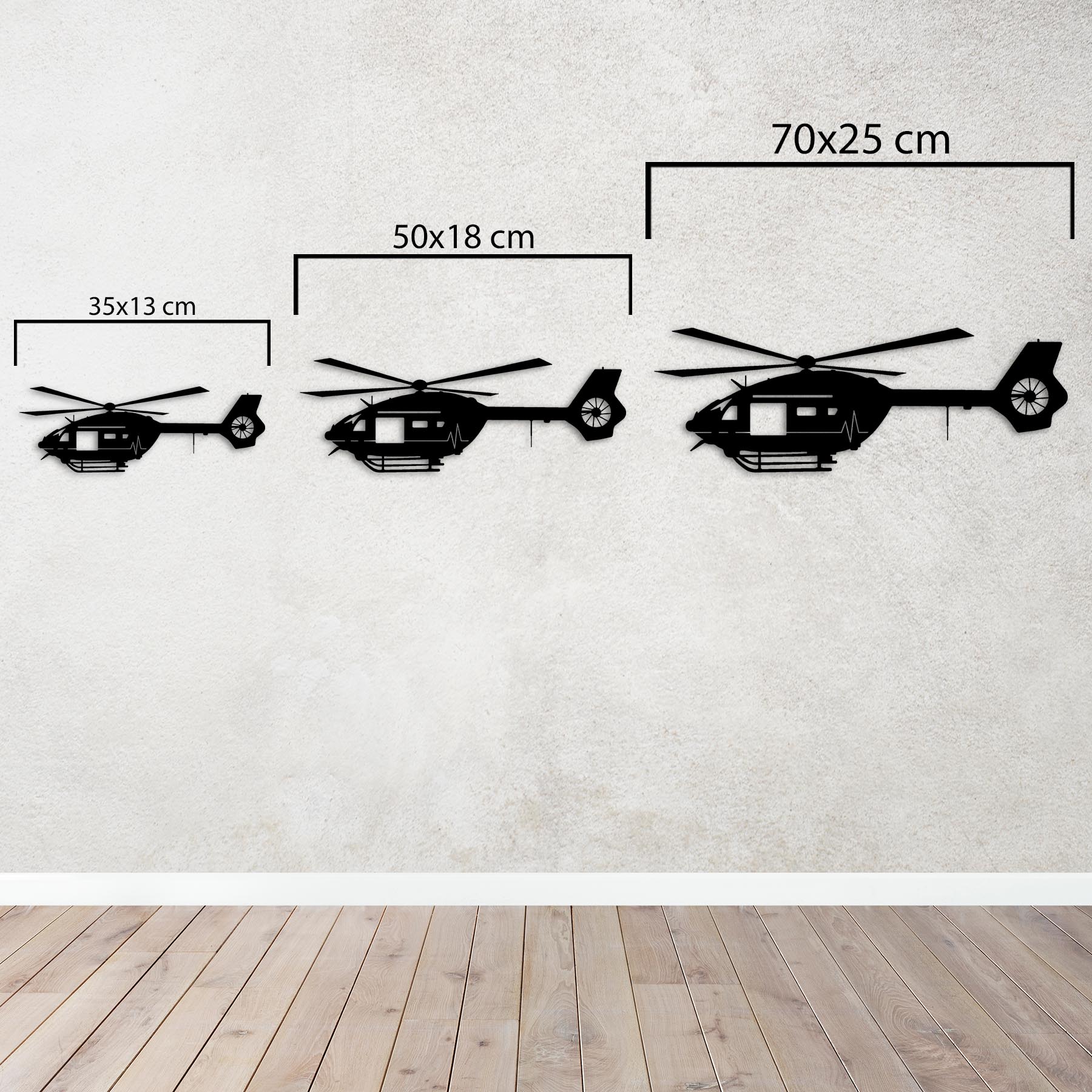 Airbus H135 – Air Ambulance Helicopter Metal Wall Art