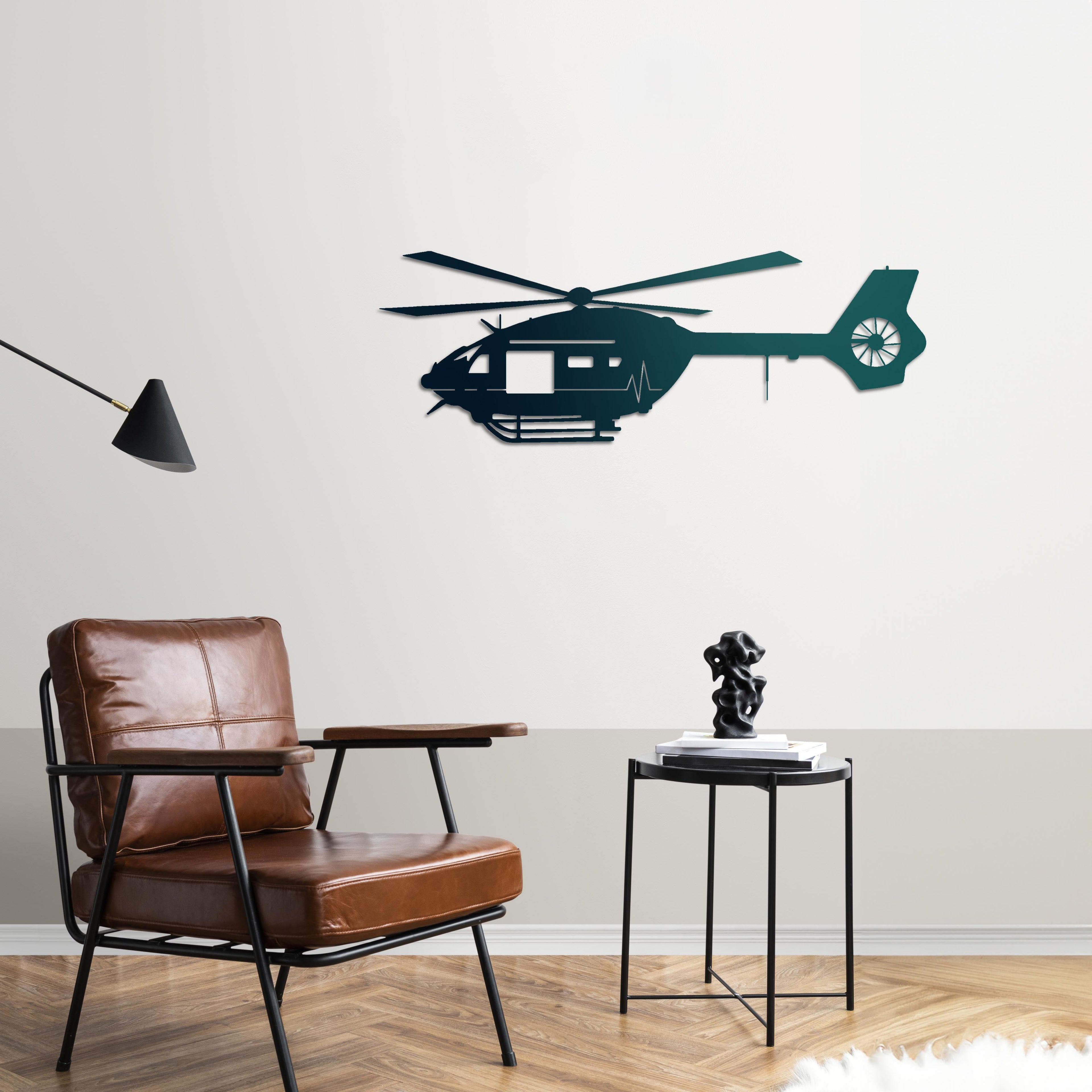 Airbus H135 – Air Ambulance Helicopter Metal Wall Art