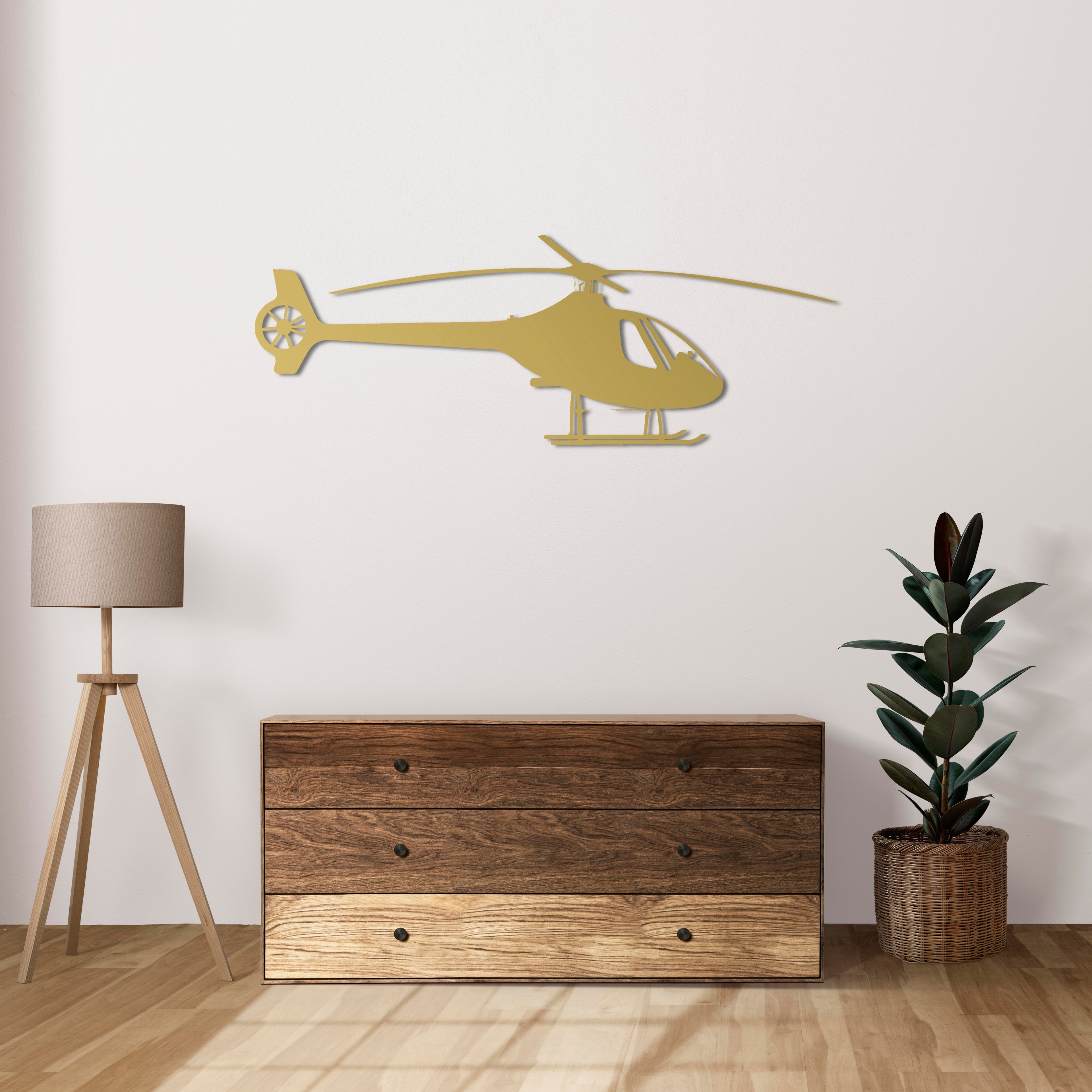 Cabri G2 – Light Helicopter Metal Wall Art