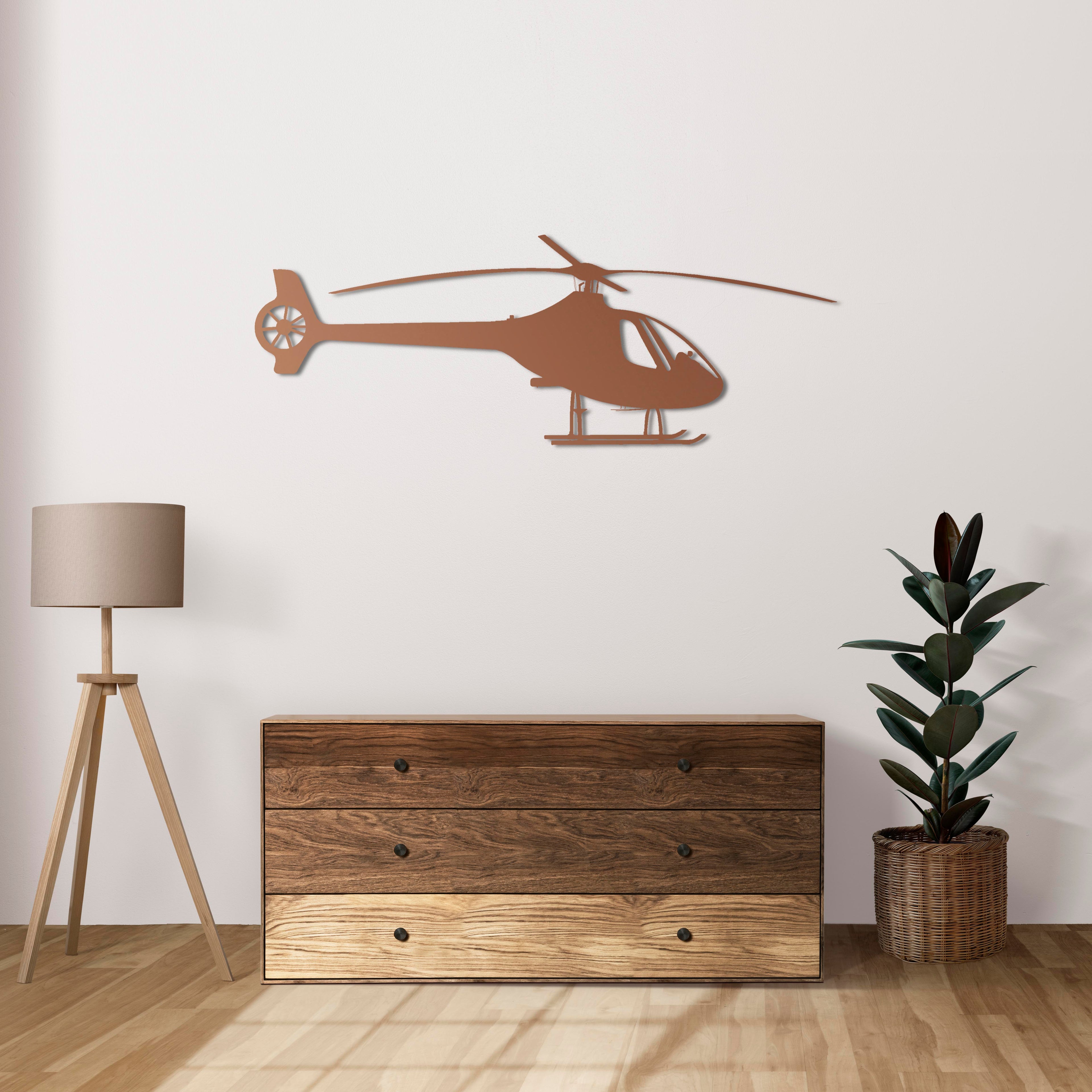 Cabri G2 – Light Helicopter Metal Wall Art