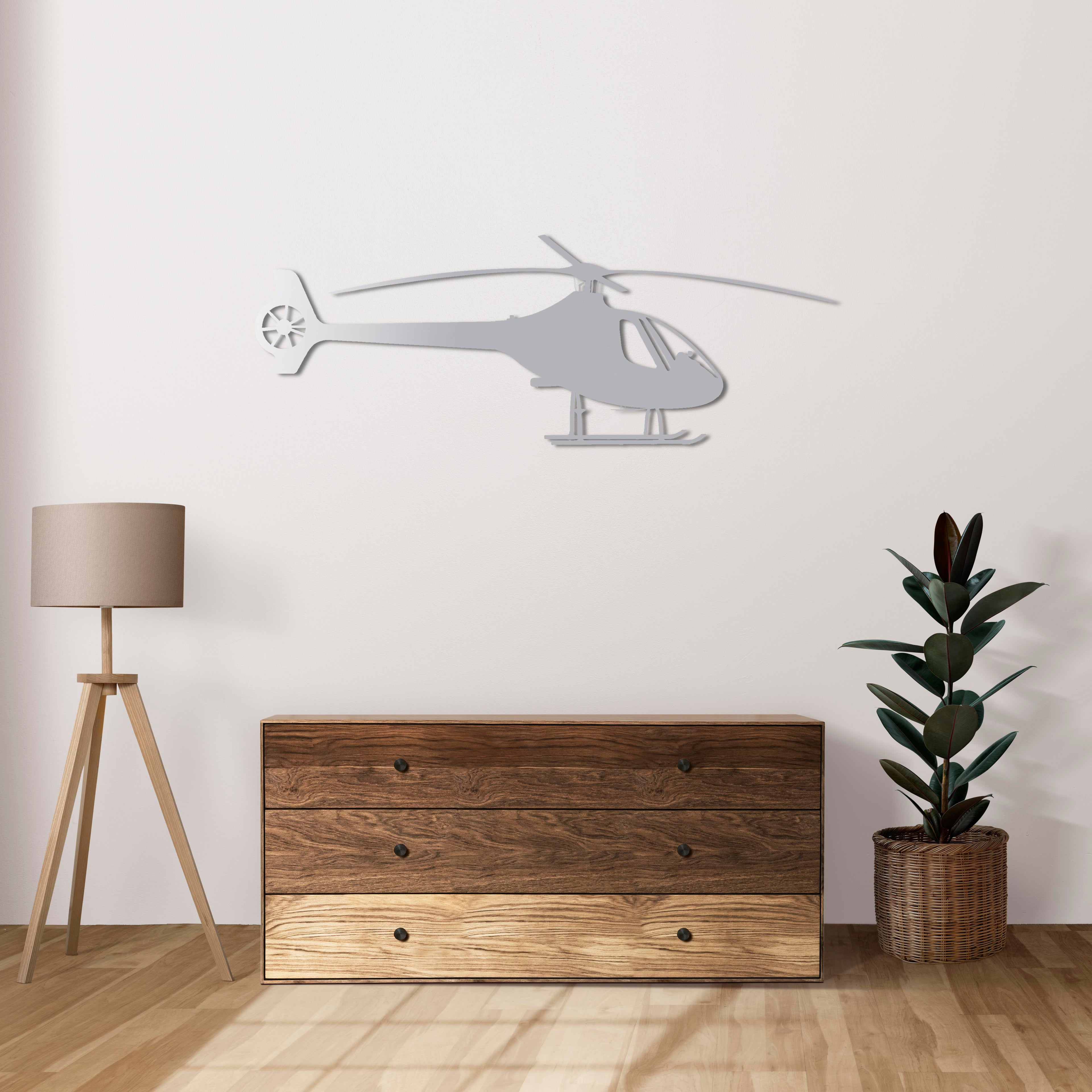 Cabri G2 – Light Helicopter Metal Wall Art