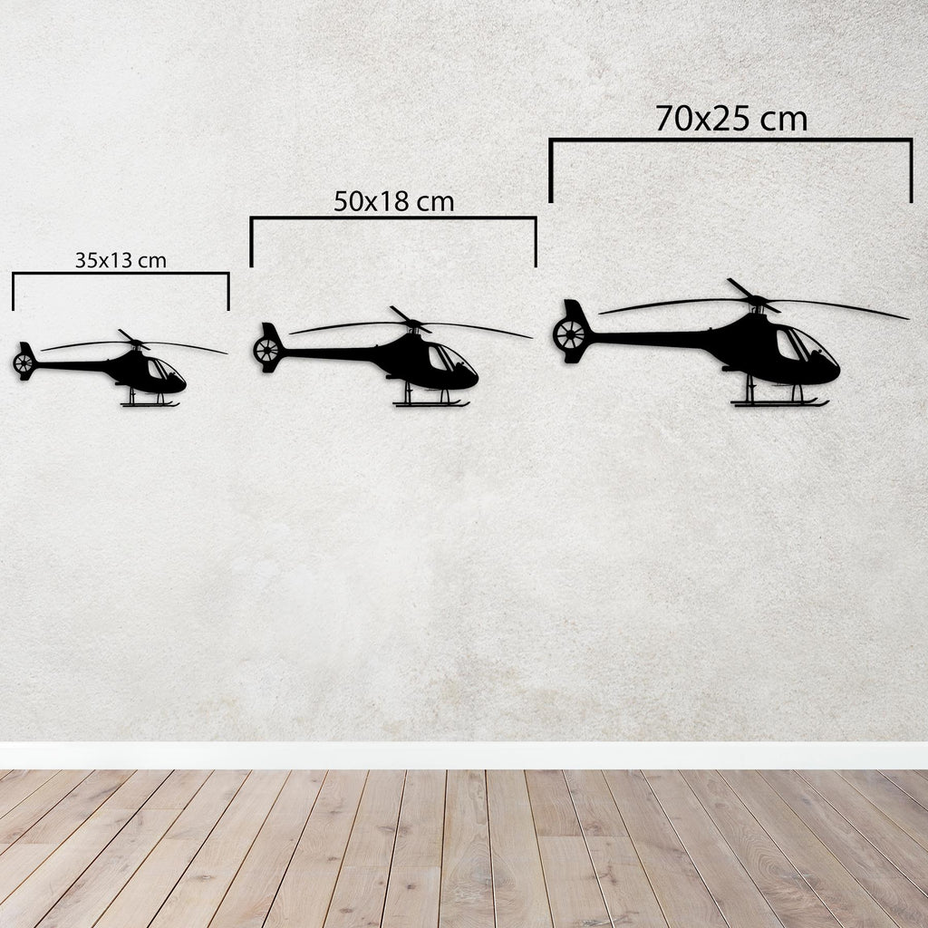 Cabri G2 – Light Helicopter Metal Wall Art