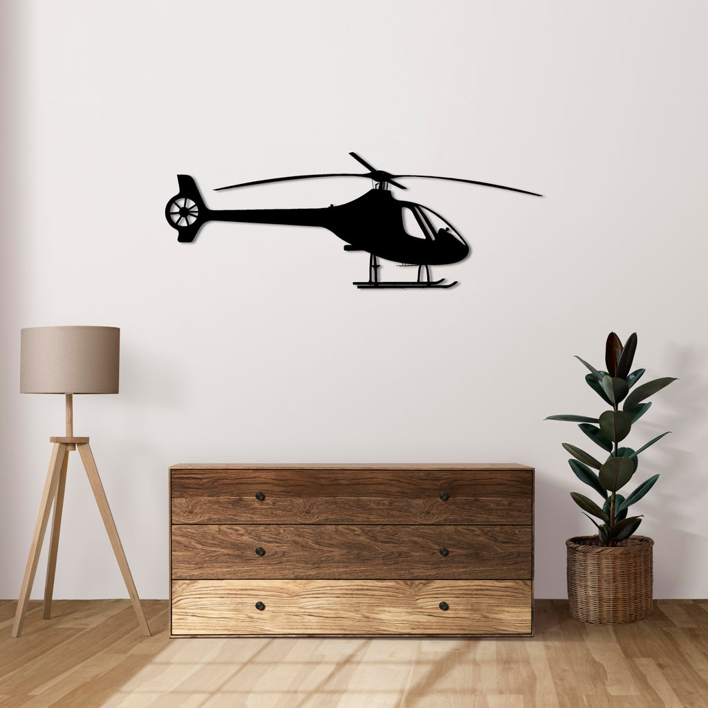 Cabri G2 – Light Helicopter Metal Wall Art