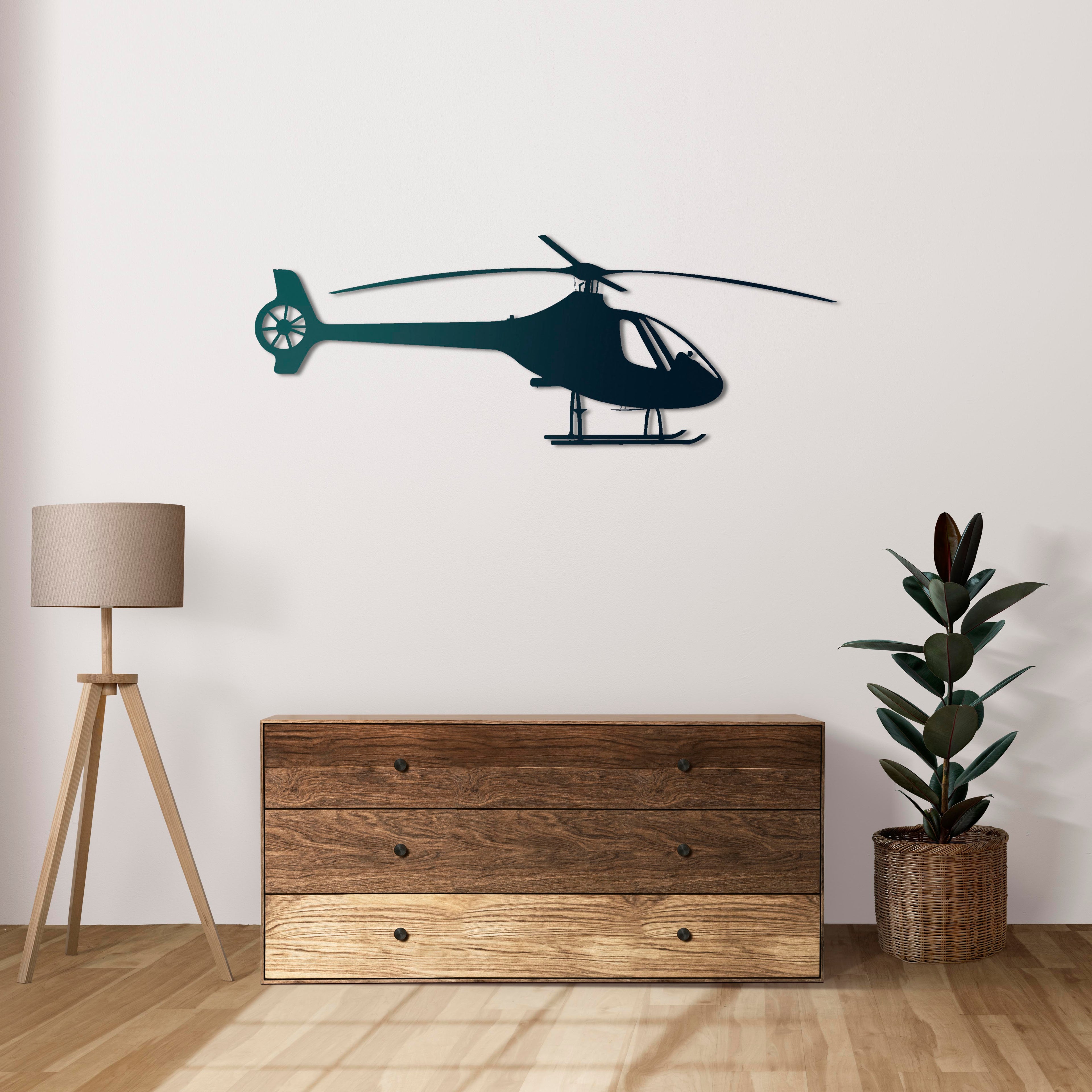 Cabri G2 – Light Helicopter Metal Wall Art