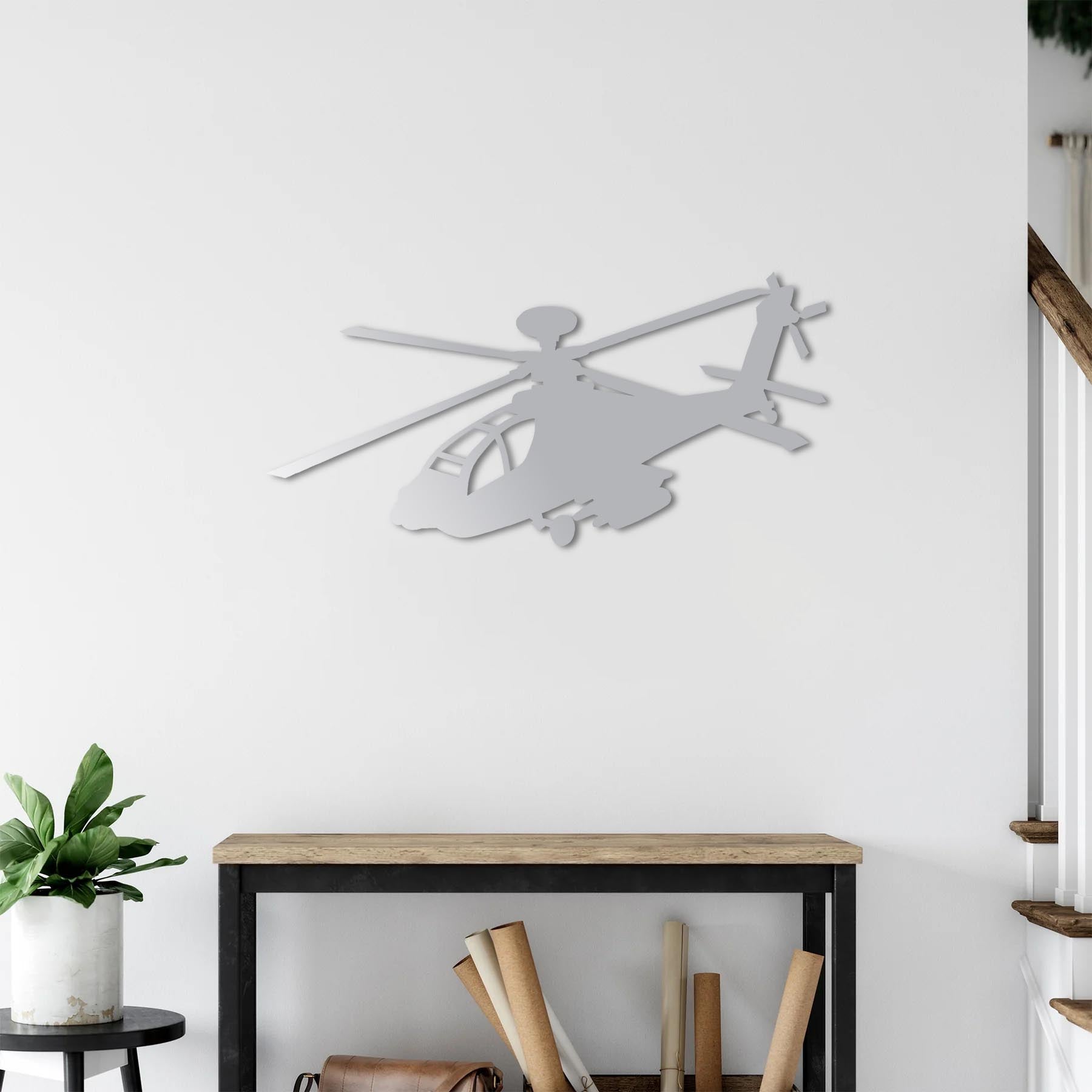 AH-64 Apache Longbow – Attack Helicopter Metal Wall Art