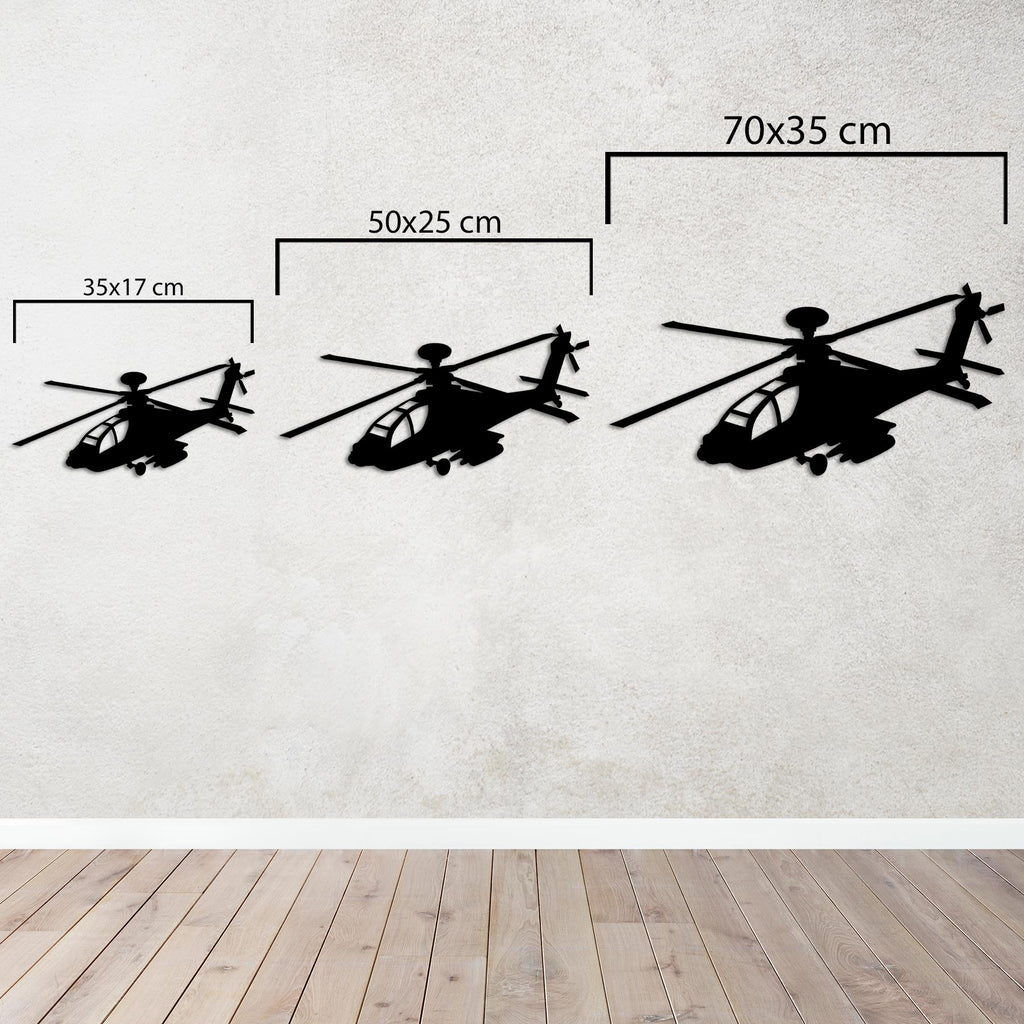 AH-64 Apache Longbow – Attack Helicopter Metal Wall Art