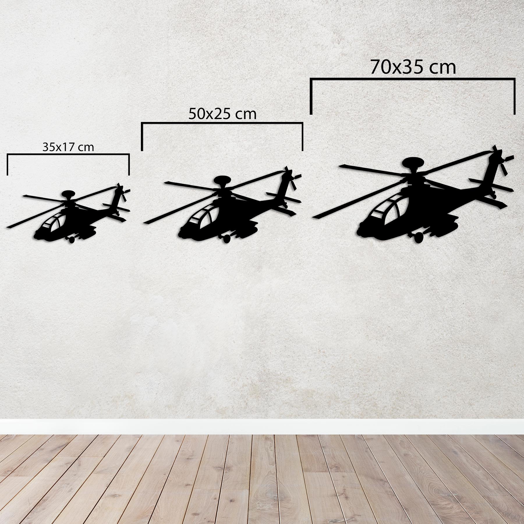 AH-64 Apache Longbow – Attack Helicopter Metal Wall Art