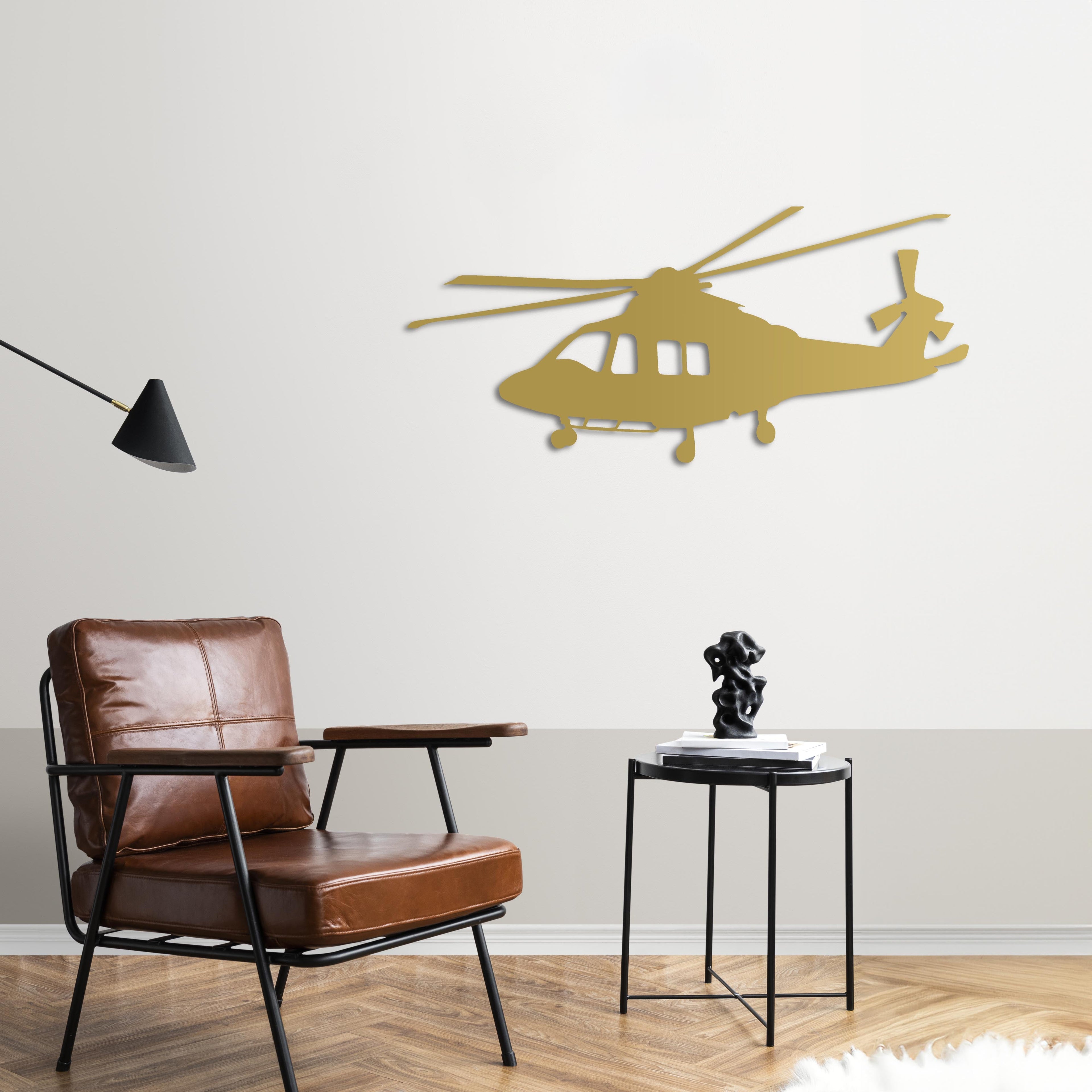 AW139 – Helicopter Metal Wall Art