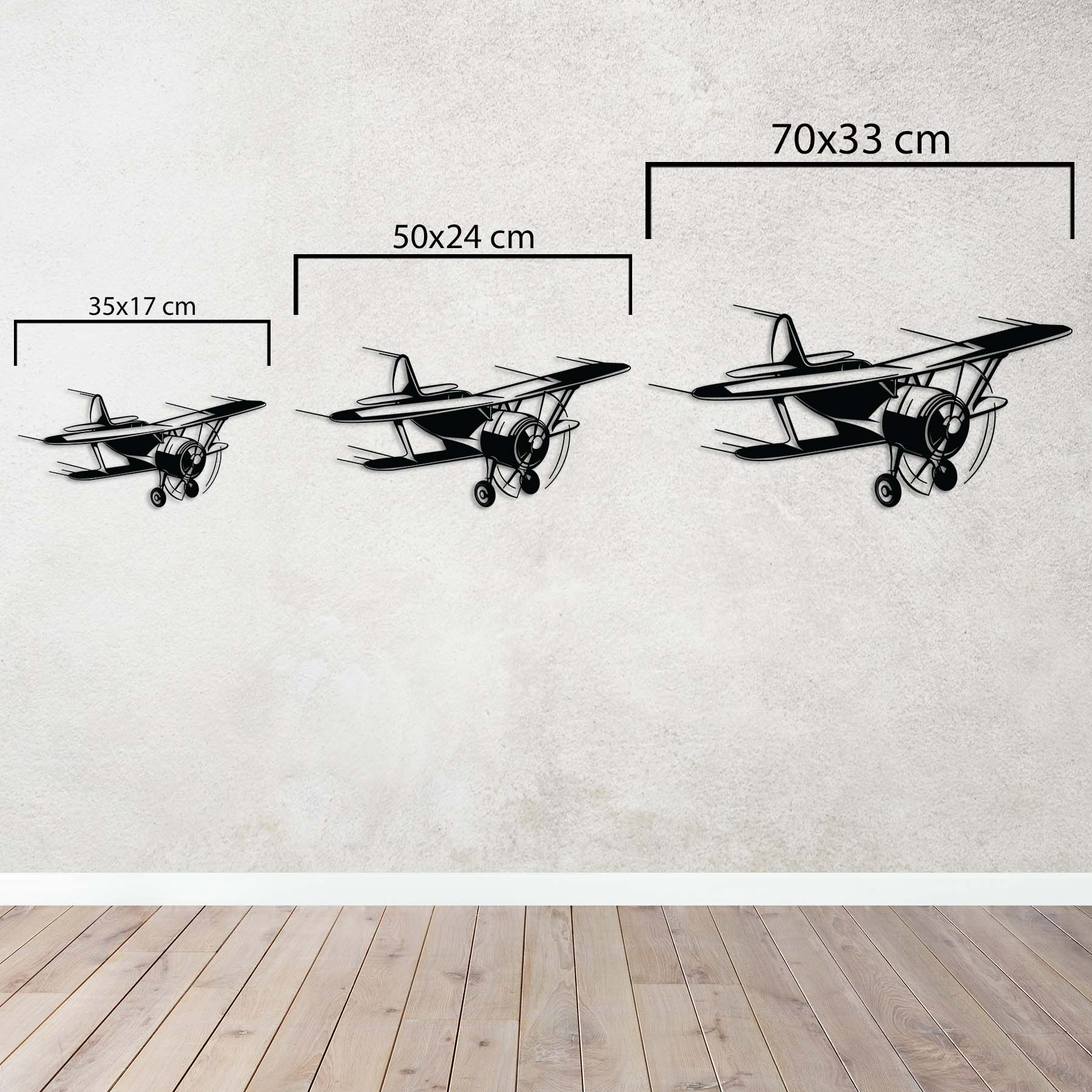 Swift Wings Airplane Metal Wall Art | Aviation Decorative Sculpture