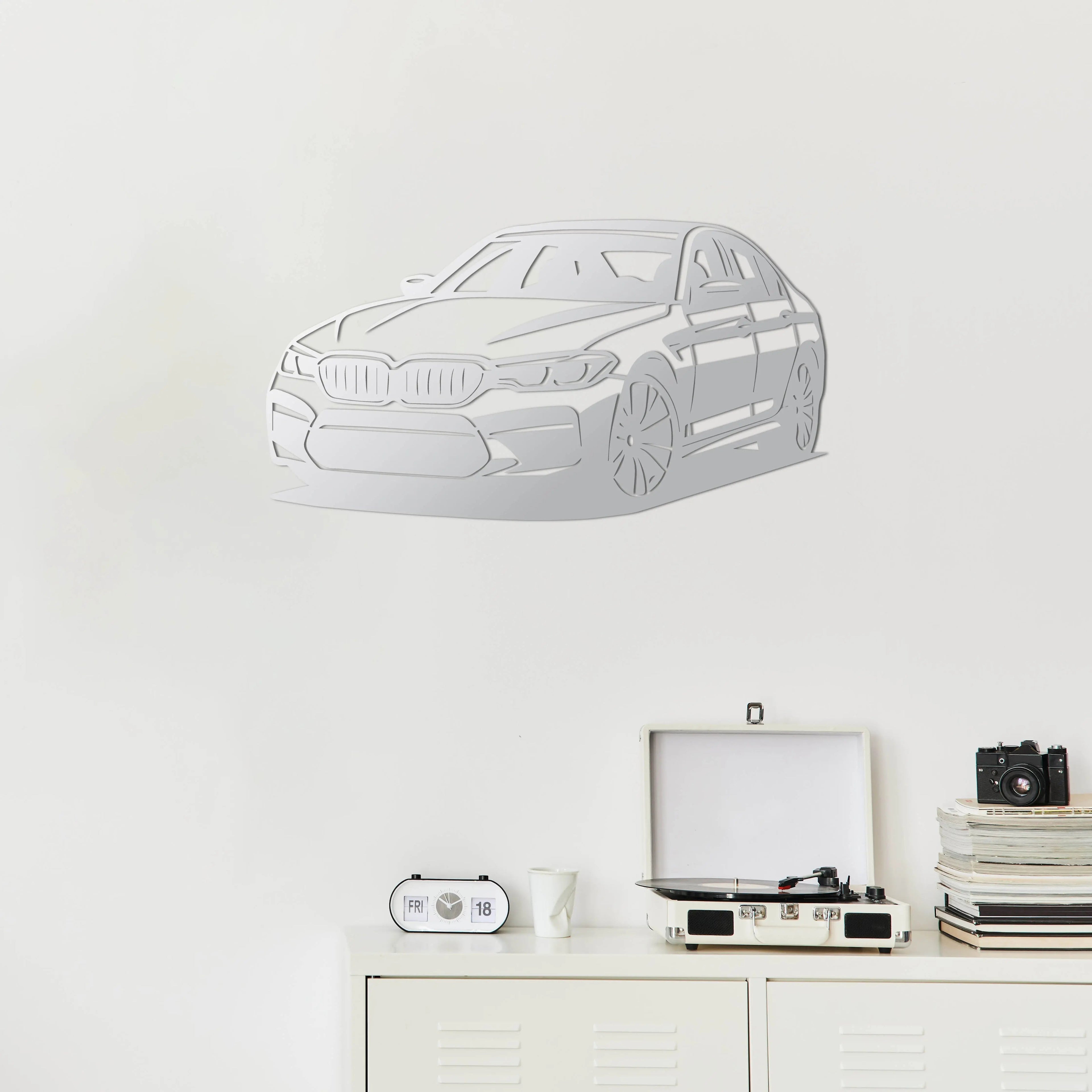 BMW M5 – Araba Metal Duvar Dekoru Laser Artique