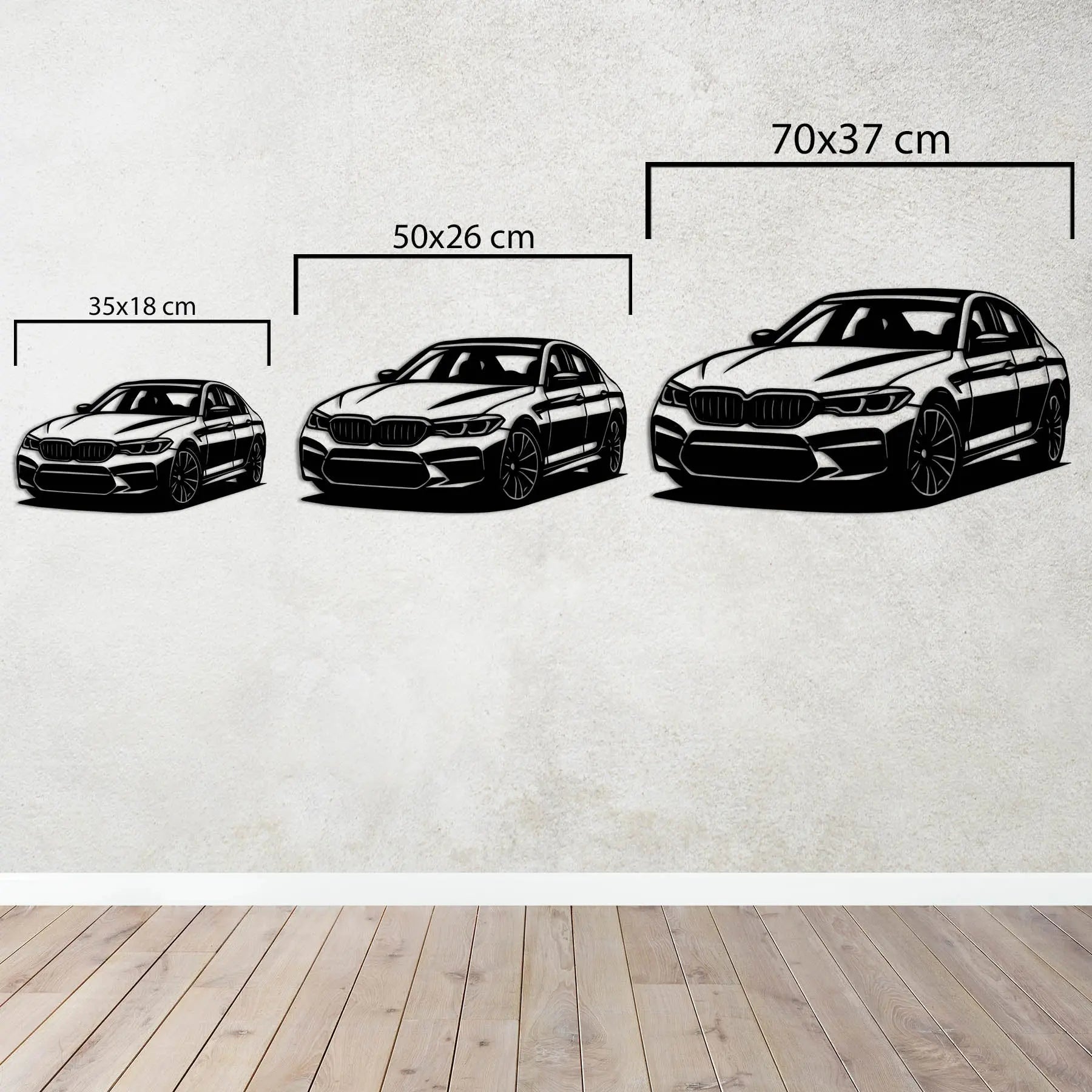 BMW M5 – Araba Metal Duvar Dekoru Laser Artique