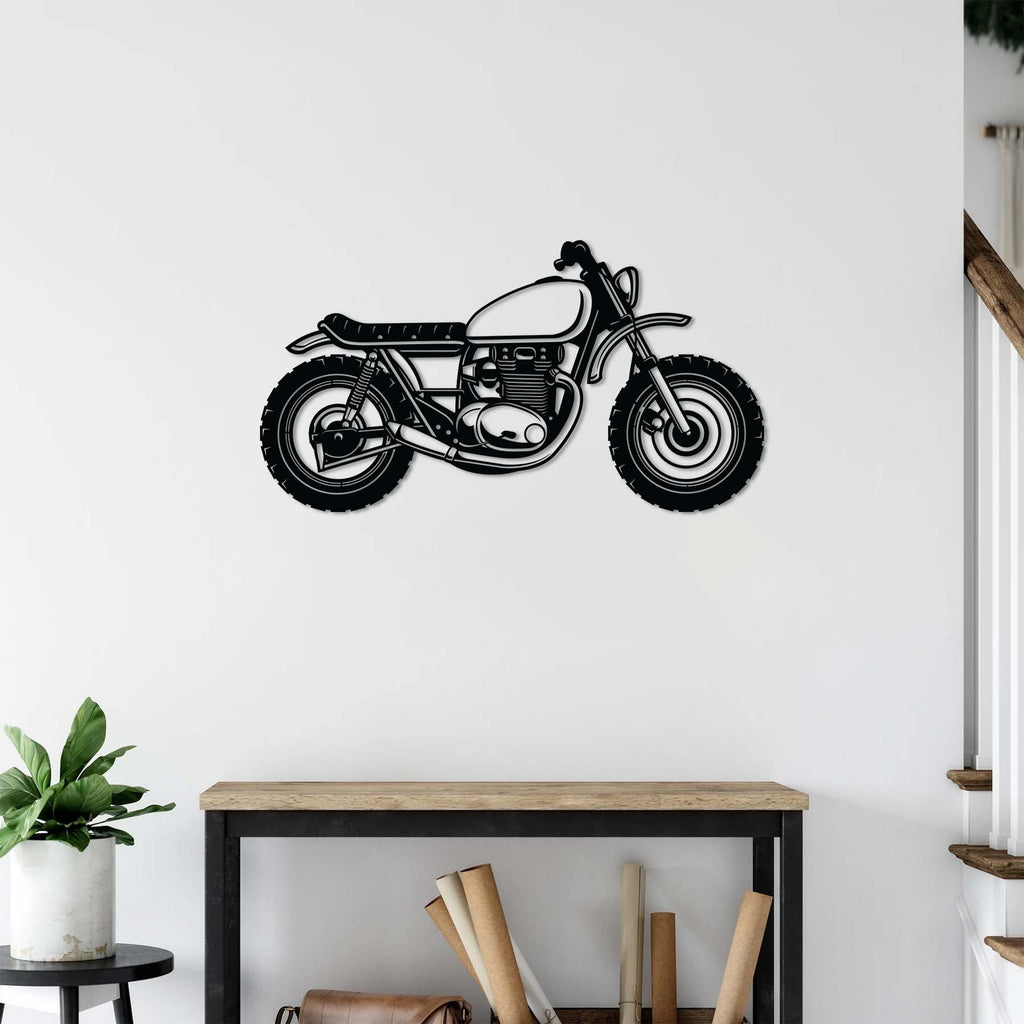 Motocross Passion Metal Wall Art | Motorcycle Decorative Wall Sculpture