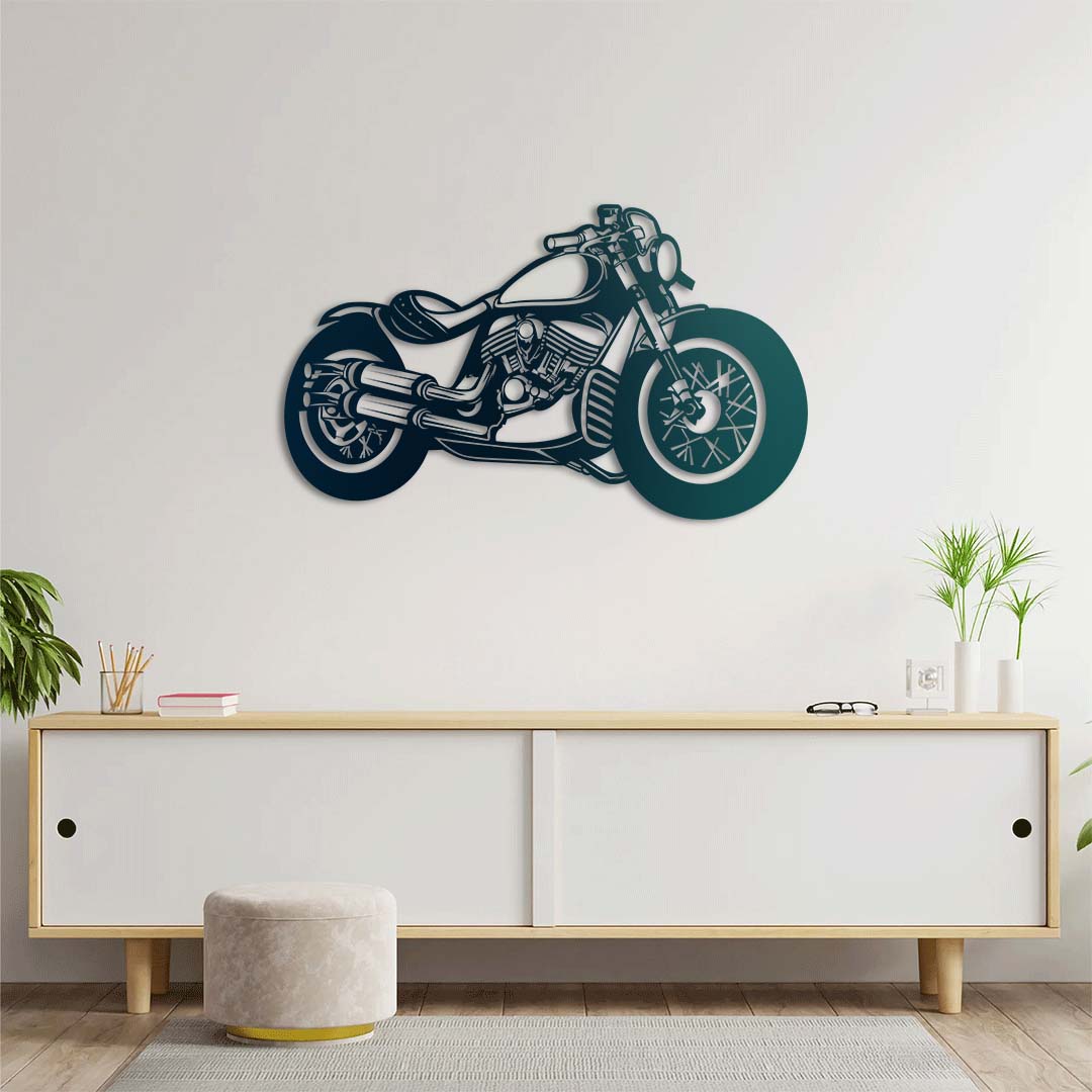 Bold decorative metal art symbolizing freedom and independence