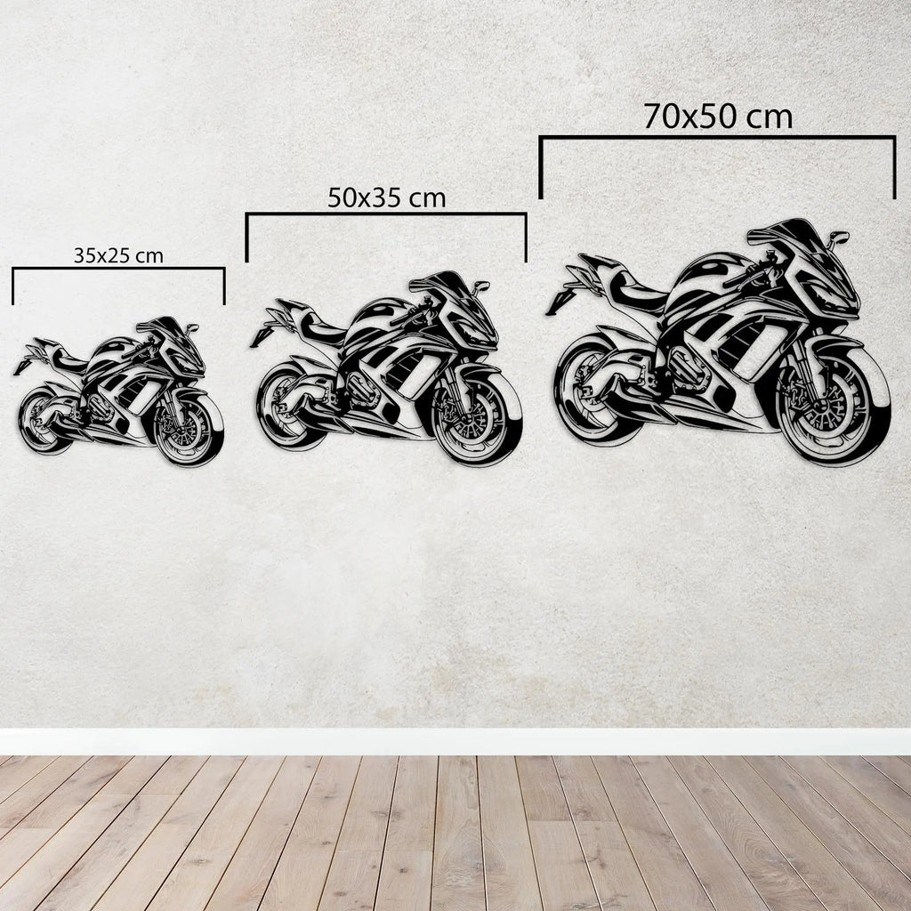 Kawasaki Ninja – Motor Metal Duvar Dekoru Laser Artique