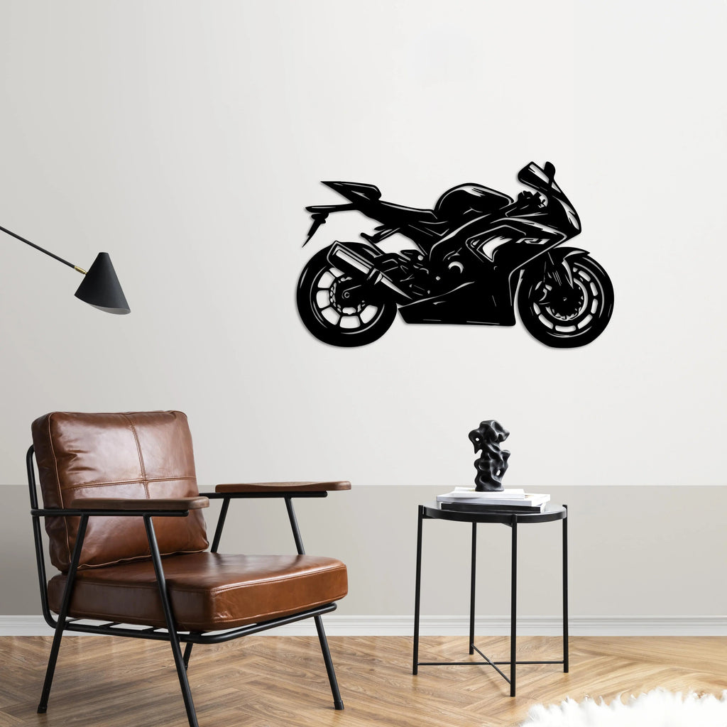 Yamaha R1 – Motor Metal Duvar Dekoru Laser Artique