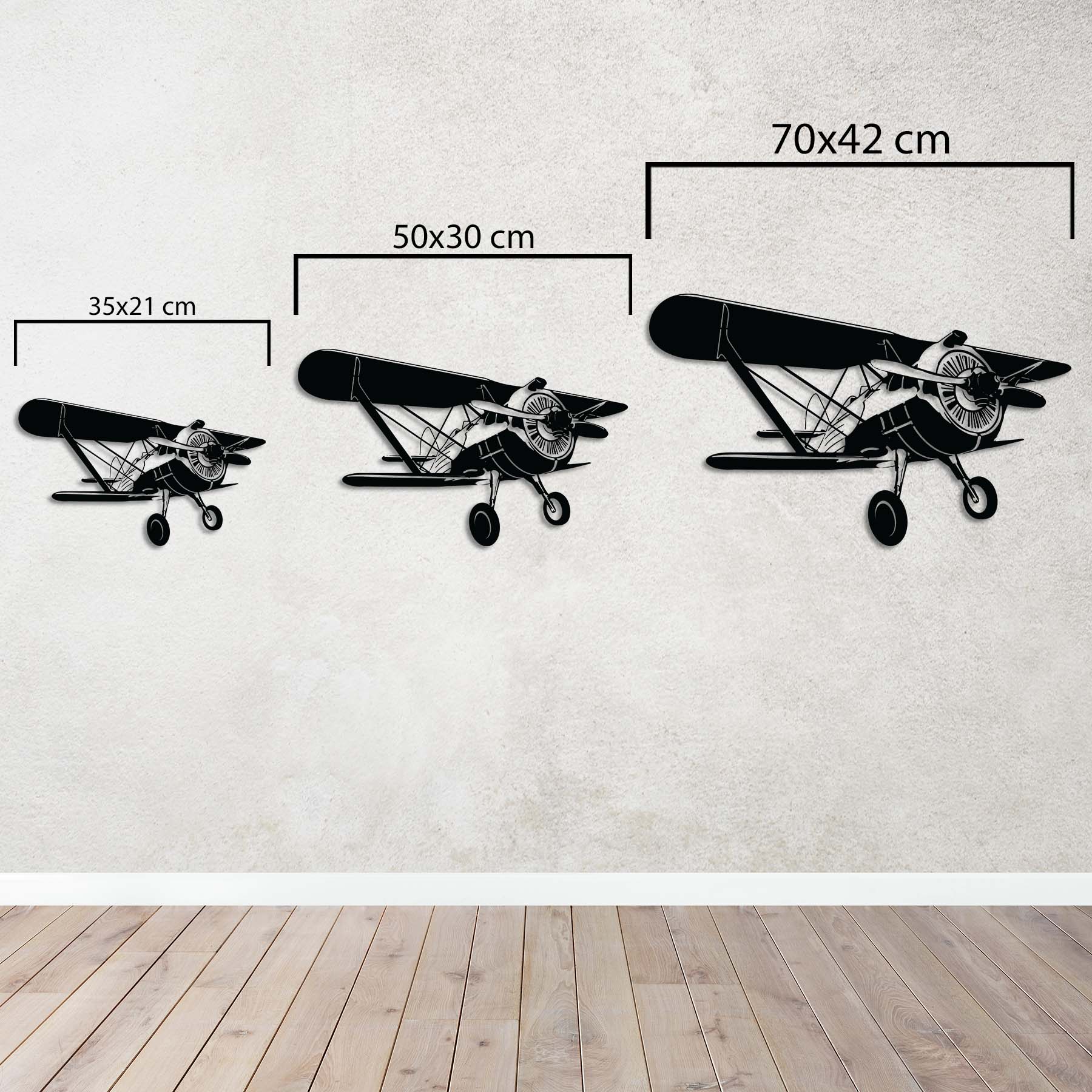 Classic Radial Engine Airplane Metal Wall Art | Vintage Aviation Decor