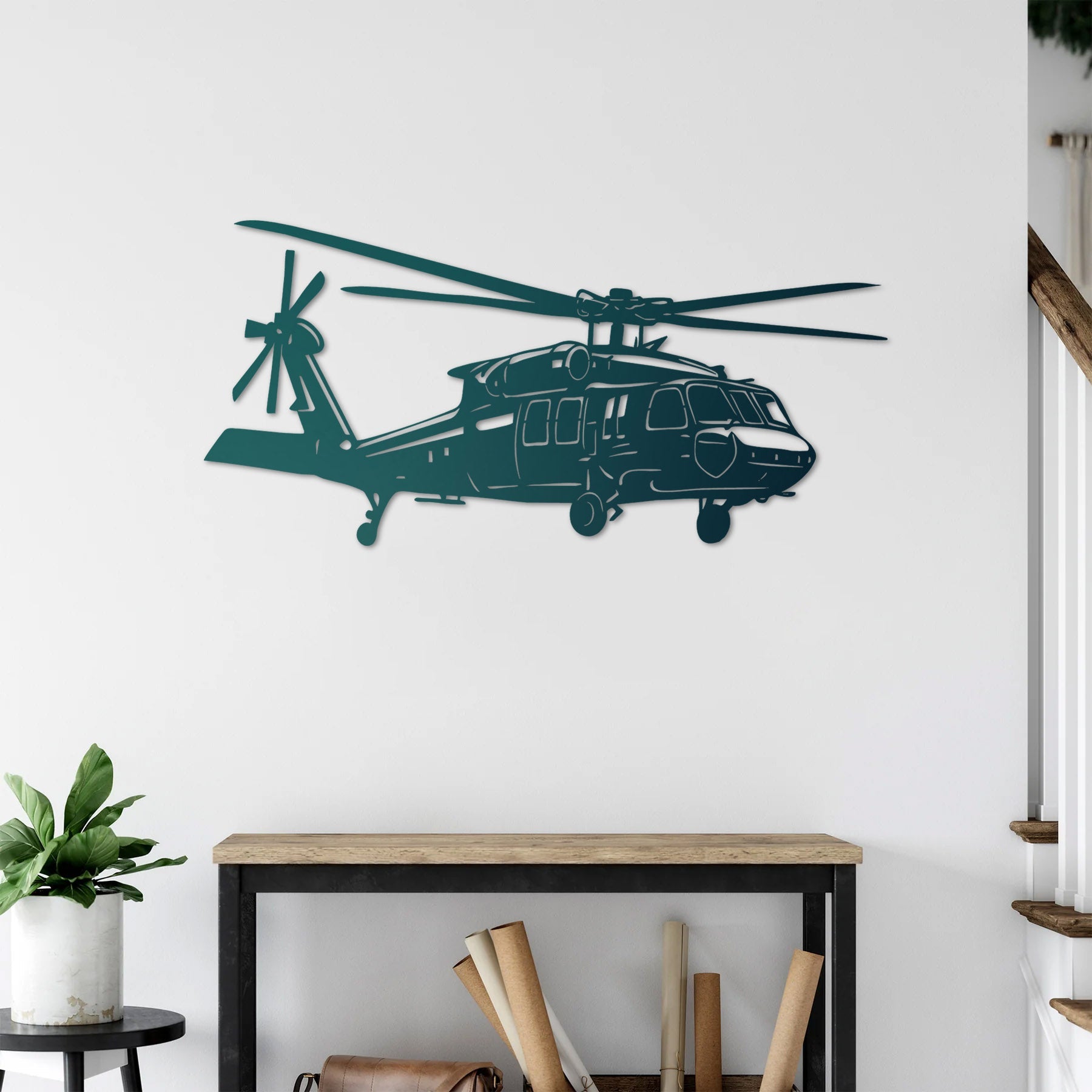 UH-60 Black Hawk Metal Wall Art | Aviation Flight Edition Decor
