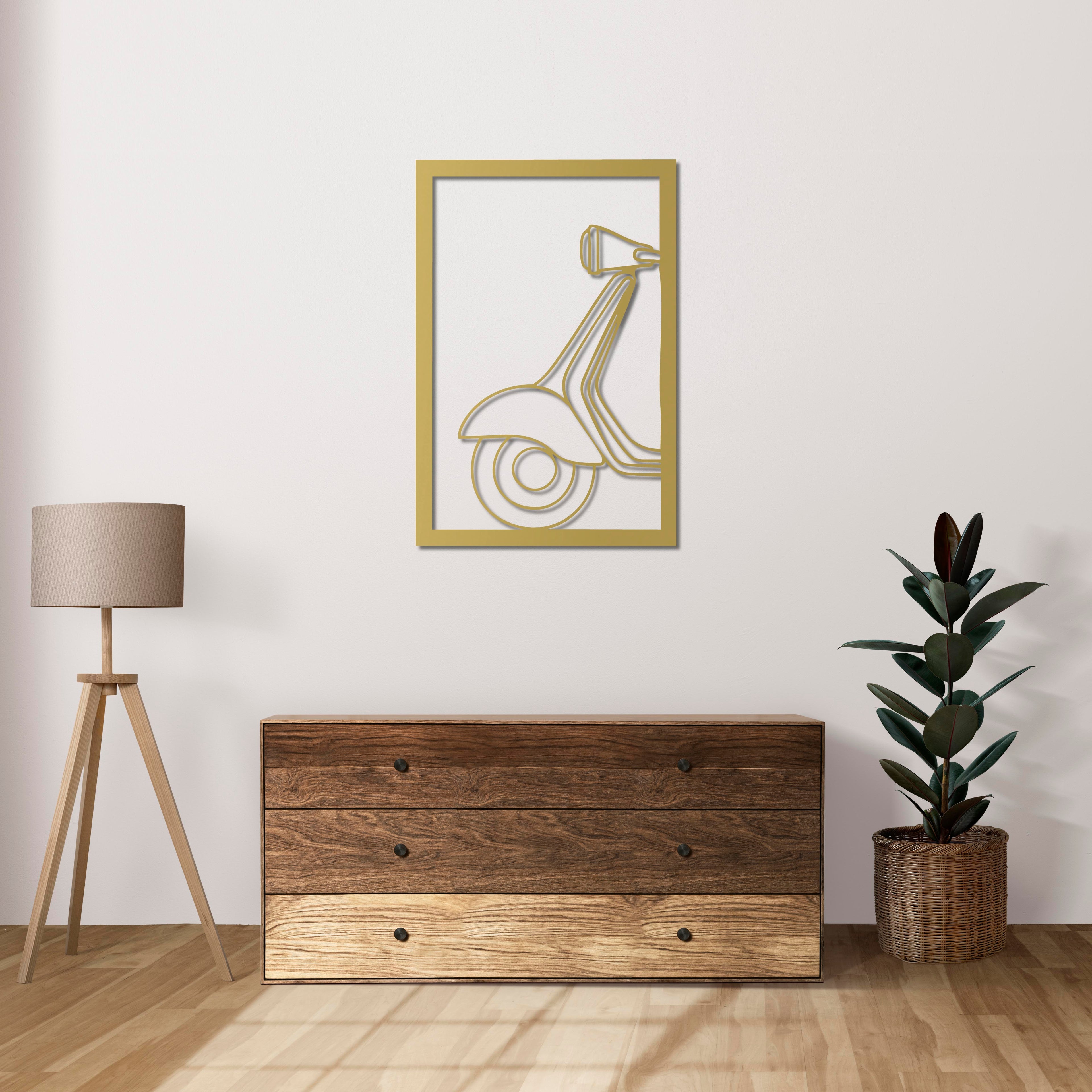 Spirit of Vespa – Scooter Metal Wall Art