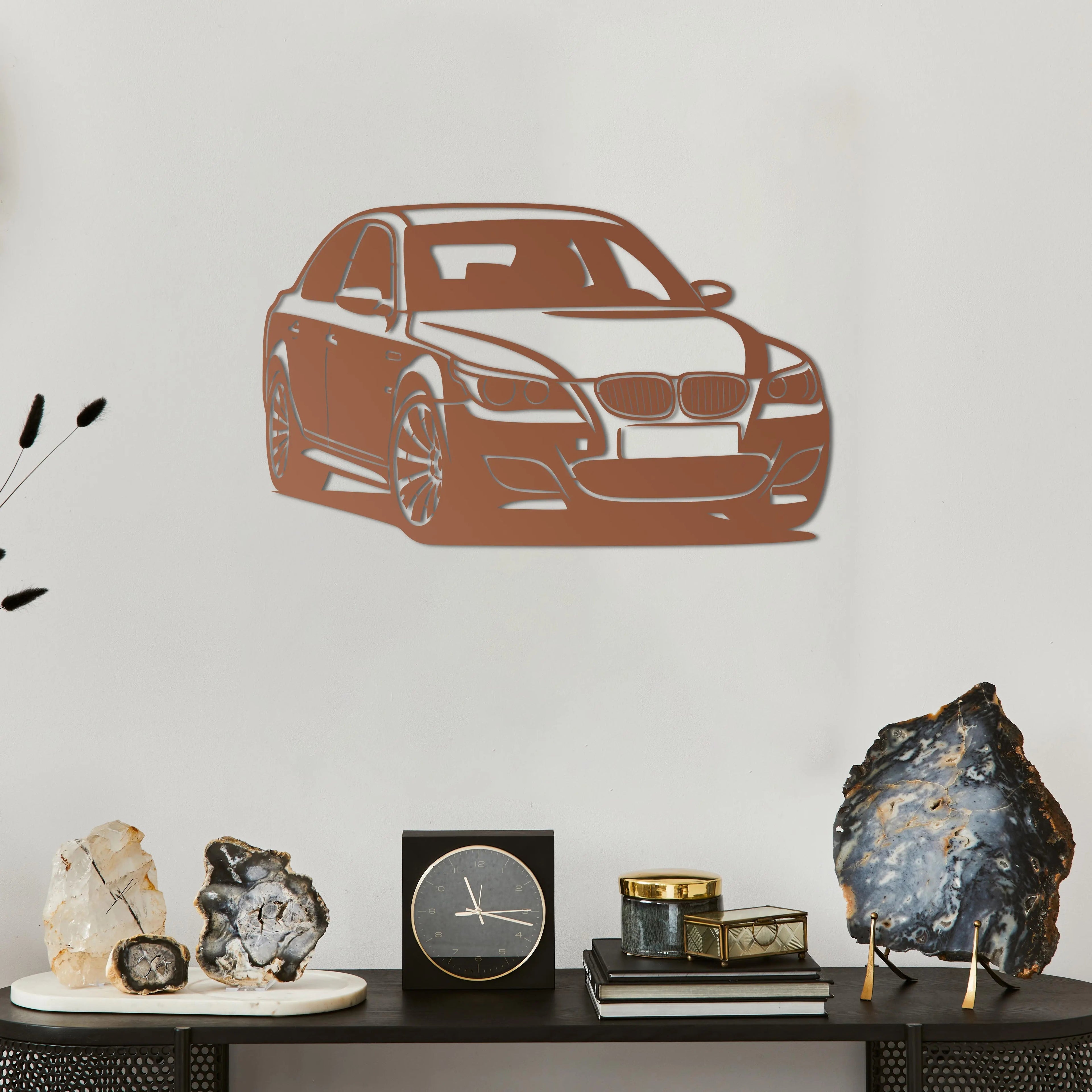 BMW E60 M5 – Araba Metal Duvar Dekoru Laser Artique