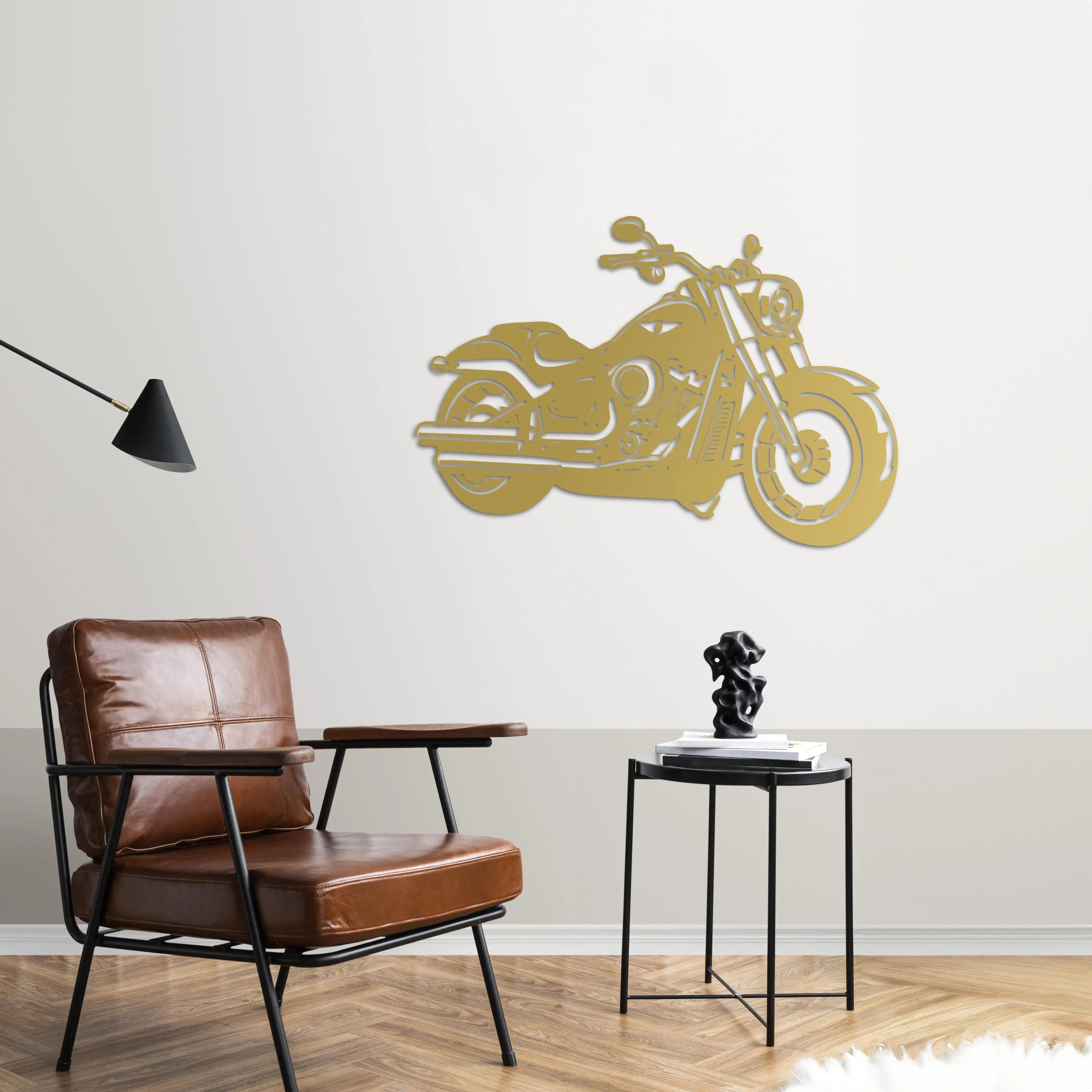 Harley-Davidson – Motor Metal Duvar Dekoru Laser Artique