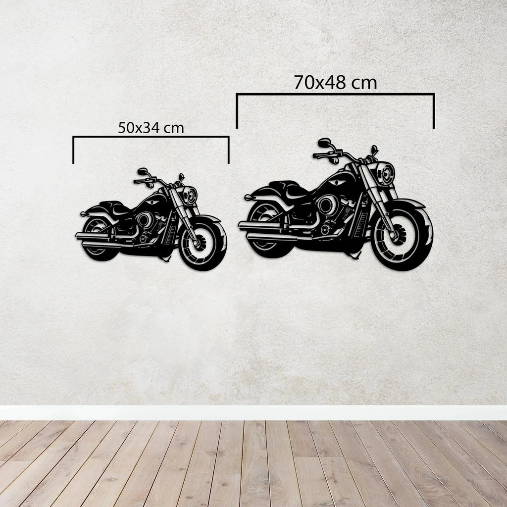 Harley-Davidson – Motor Metal Duvar Dekoru Laser Artique