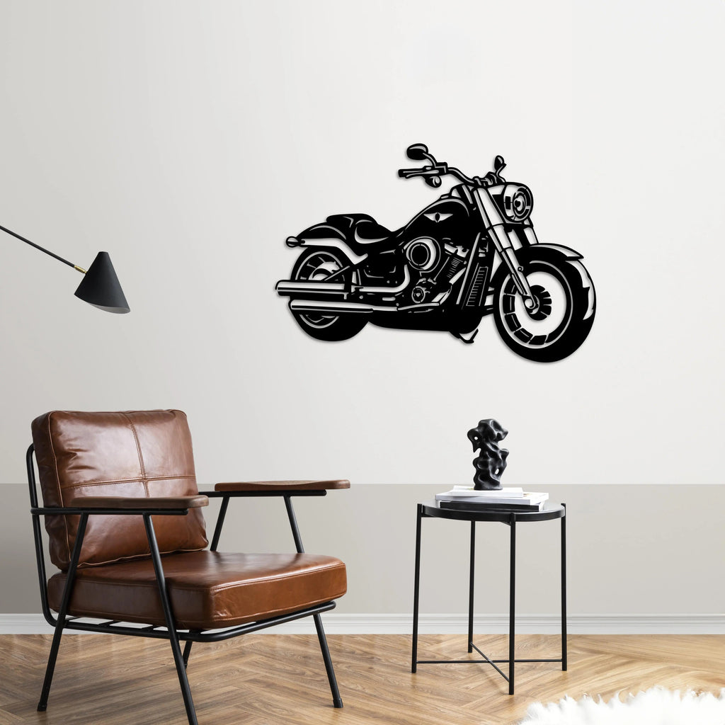 Harley-Davidson – Motor Metal Duvar Dekoru Laser Artique