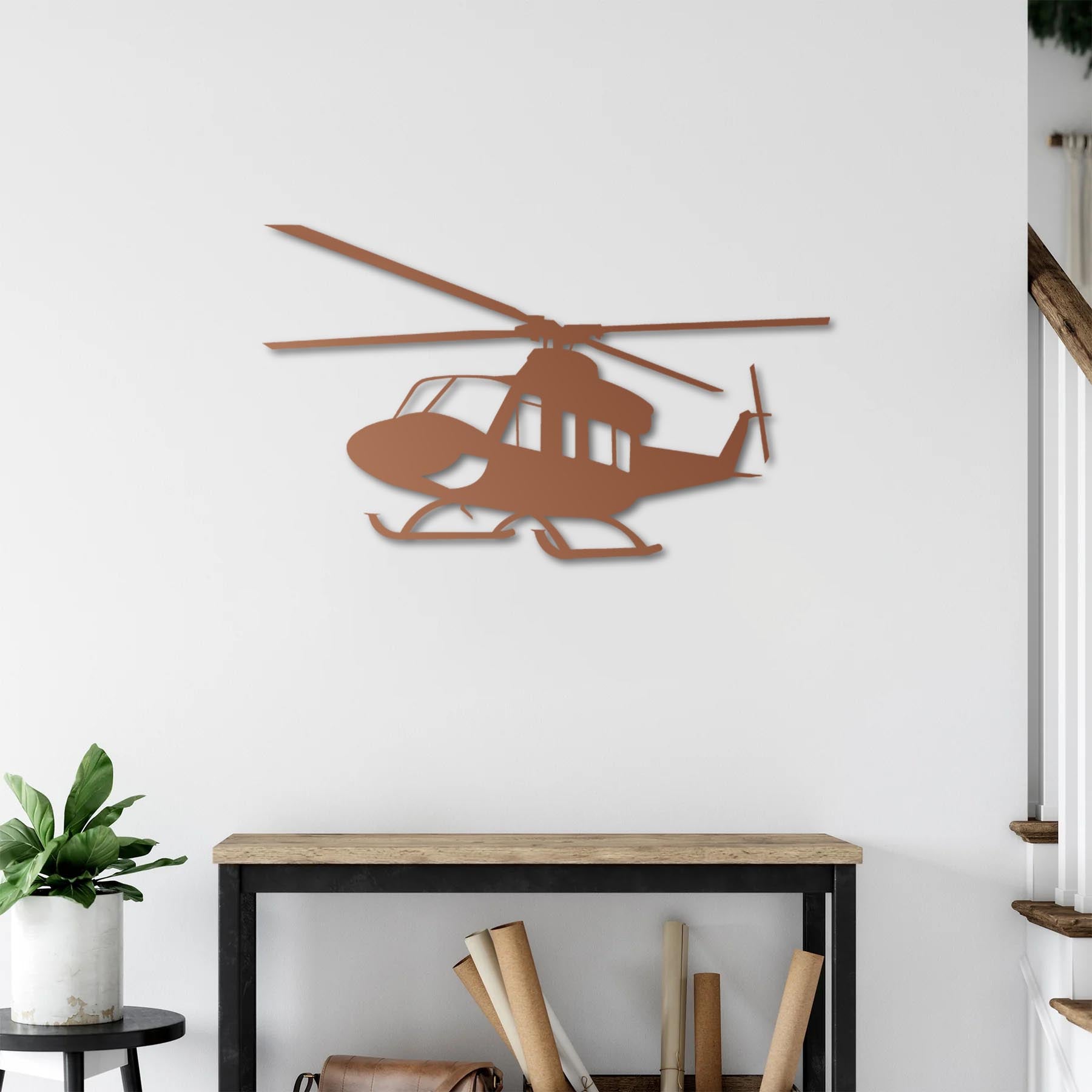 Huey UH-1 – Helicopter Metal Wall Art