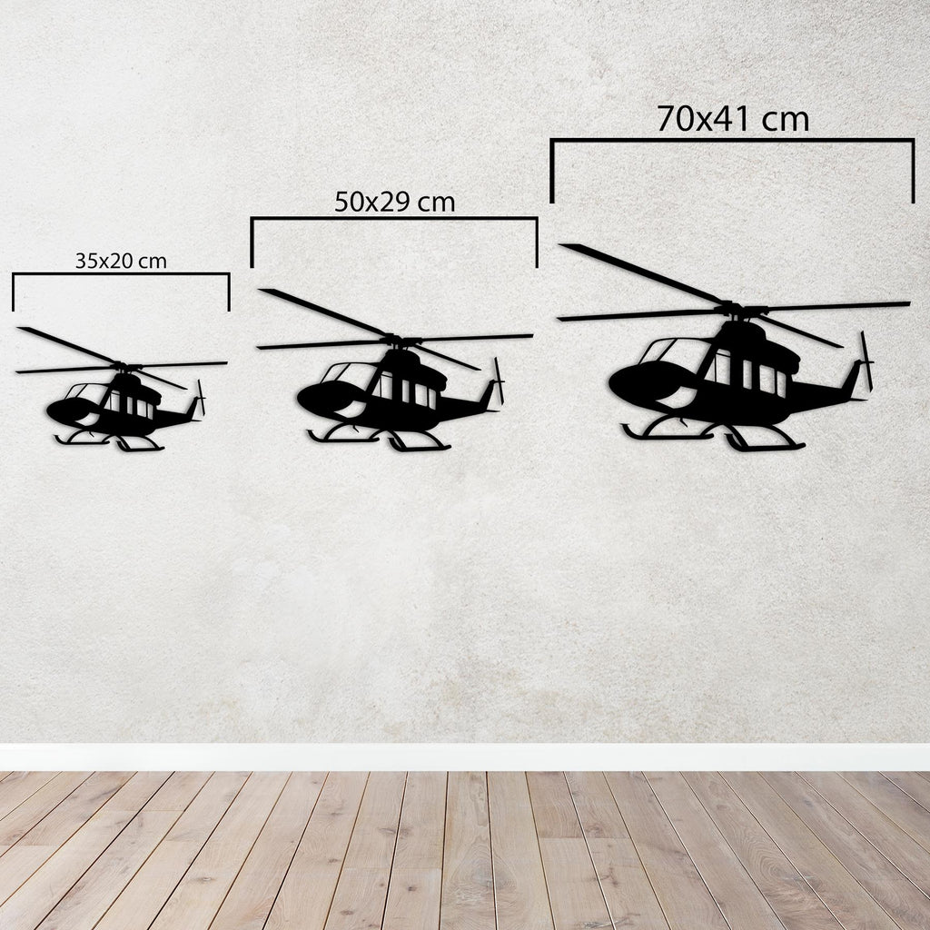 Huey UH-1 – Helicopter Metal Wall Art