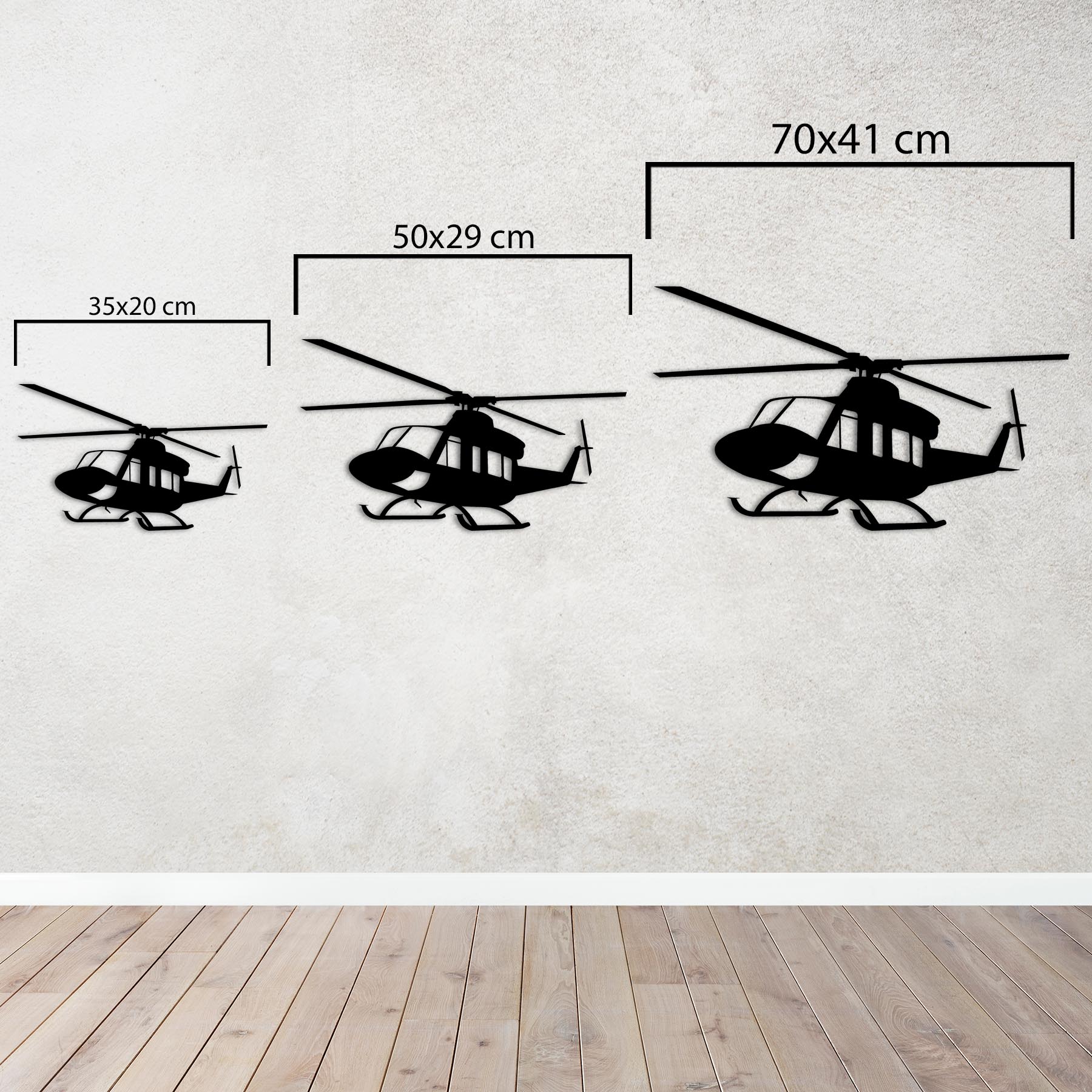 Huey UH-1 – Helicopter Metal Wall Art