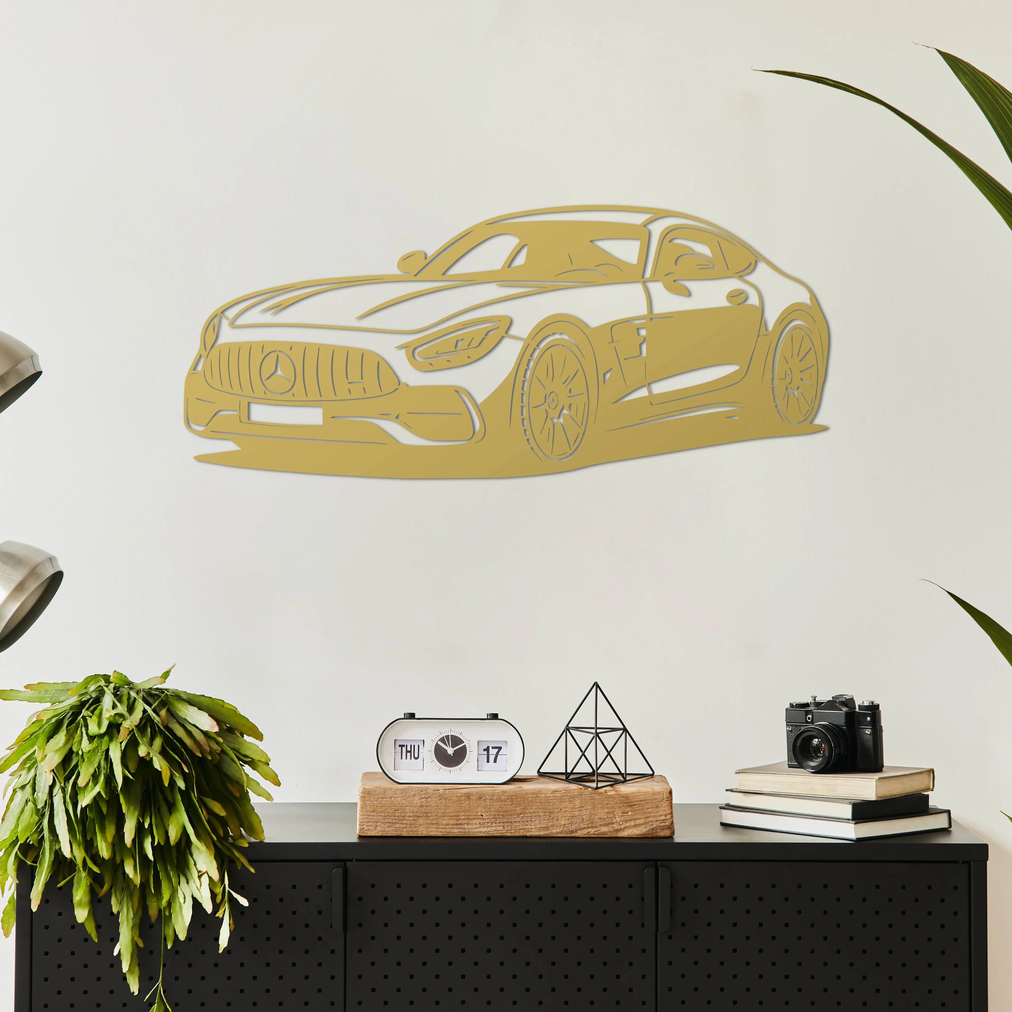 Mercedes-AMG GT – Araba Metal Duvar Dekoru Laser Artique