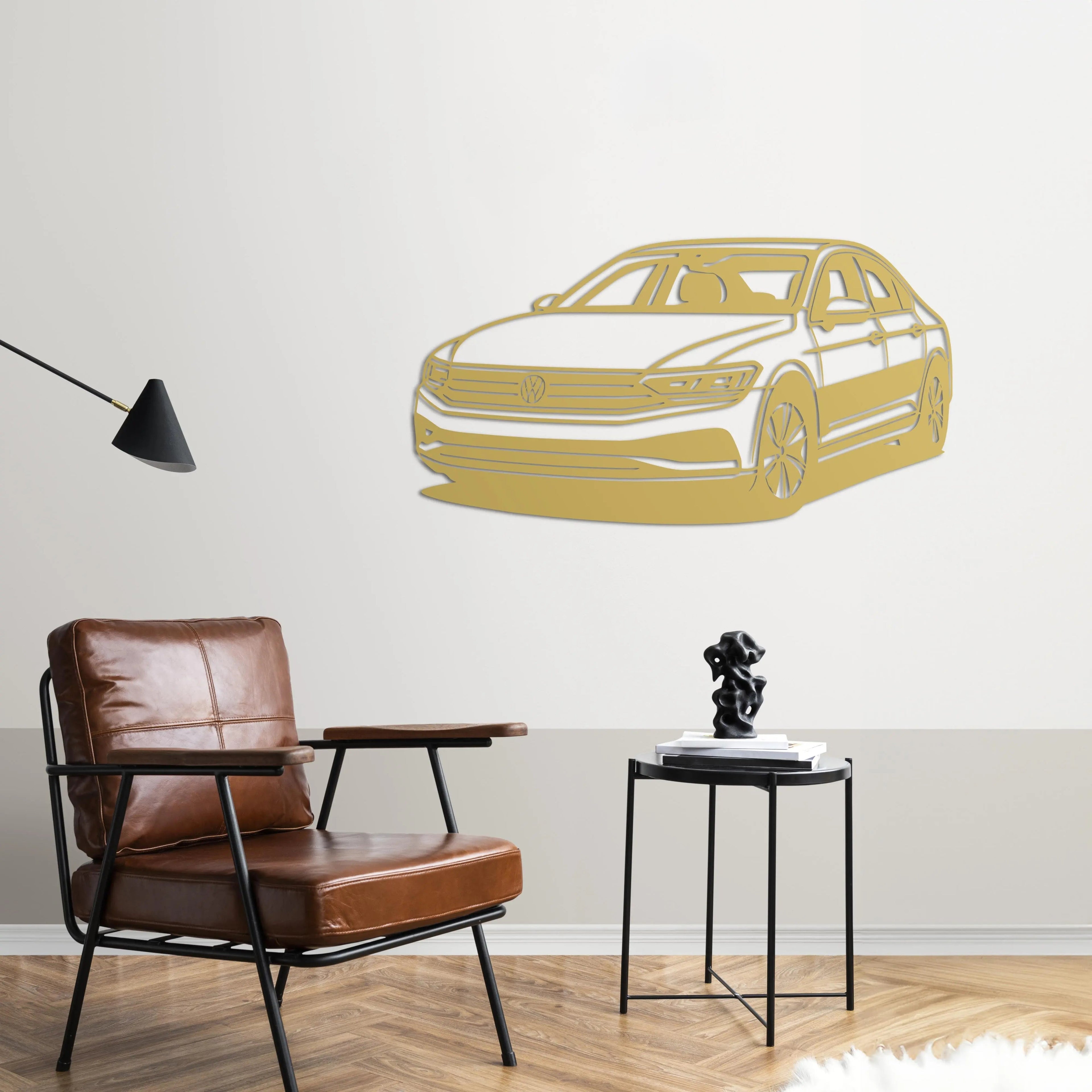 Volkswagen Passat – Araba Metal Duvar Dekoru Laser Artique