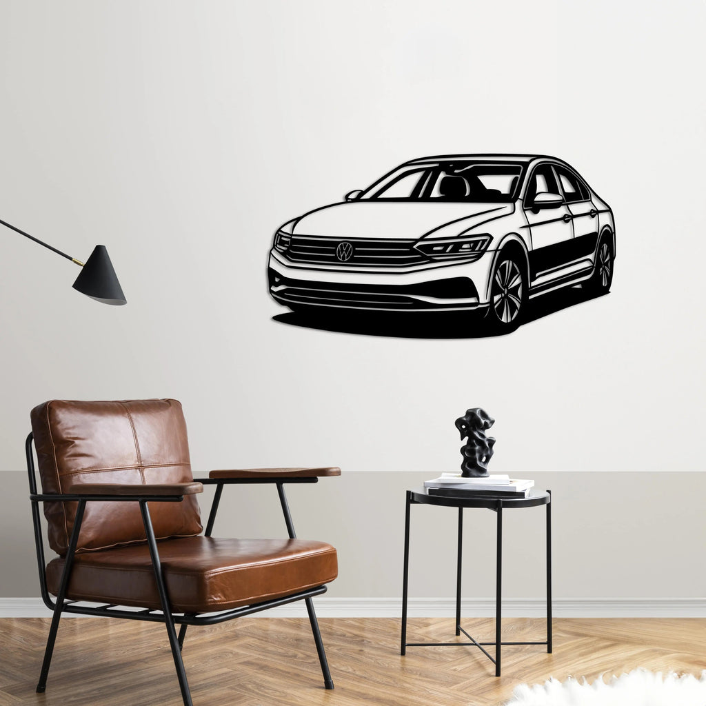 Volkswagen Passat – Araba Metal Duvar Dekoru Laser Artique