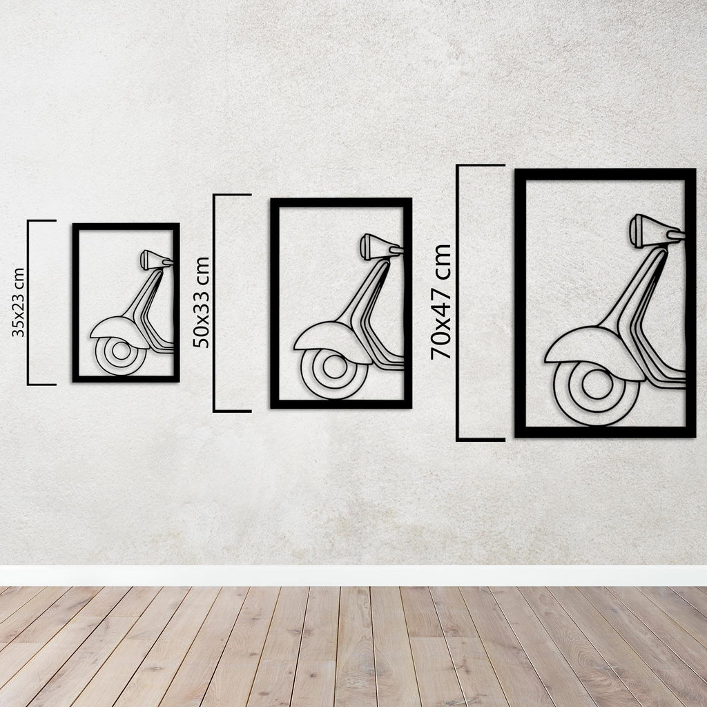 Spirit of Vespa – Scooter Metal Wall Art