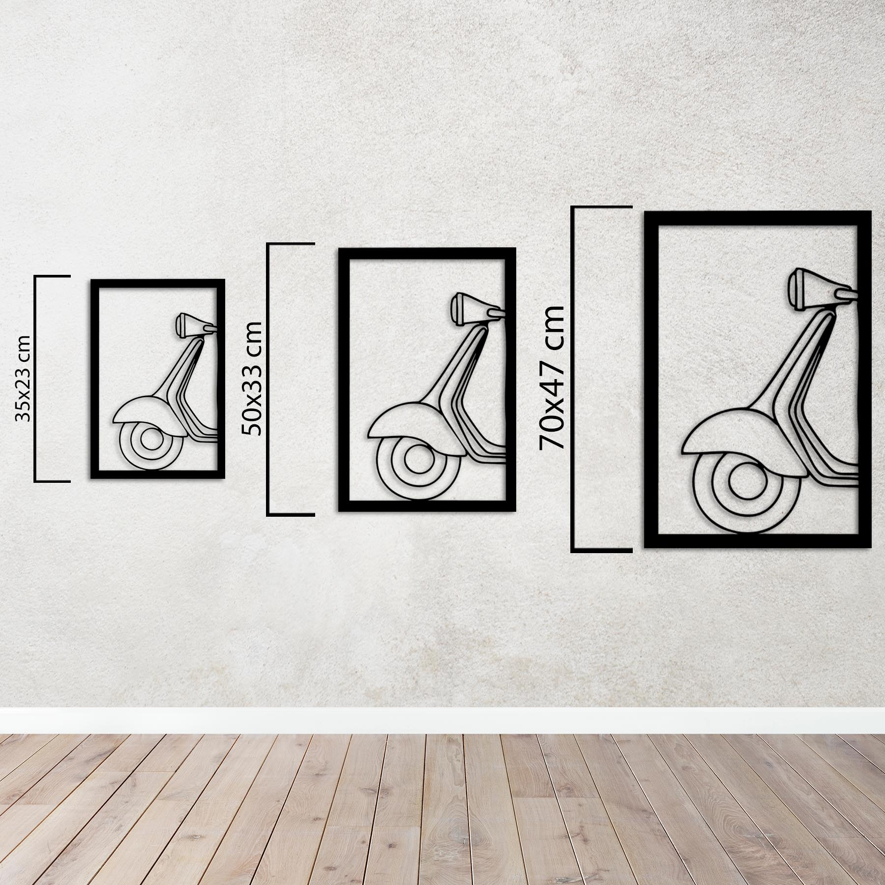 Spirit of Vespa – Scooter Metal Wall Art